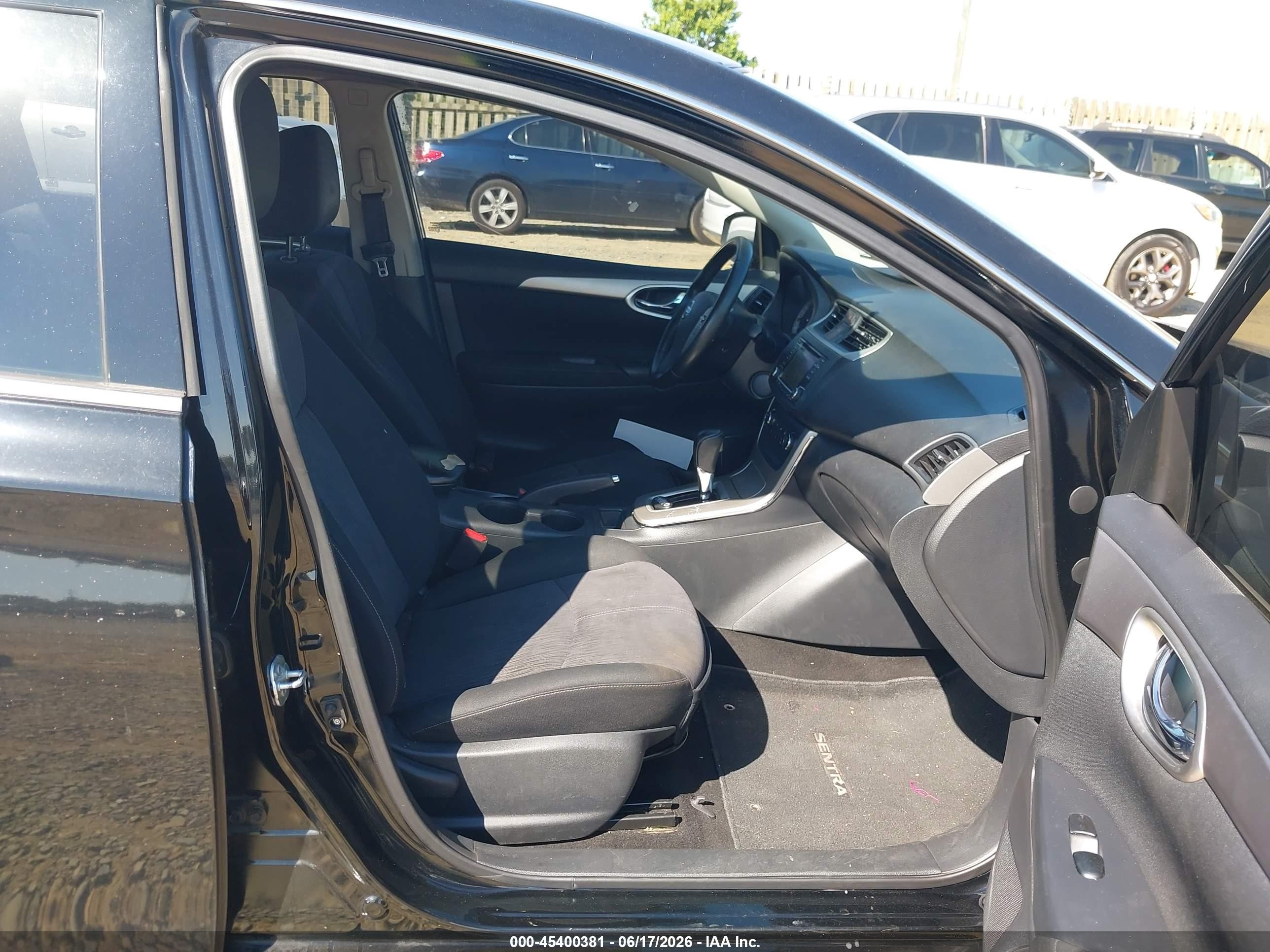 2015 Nissan Sentra Sv Black vin: 3N1AB7AP1FY333991