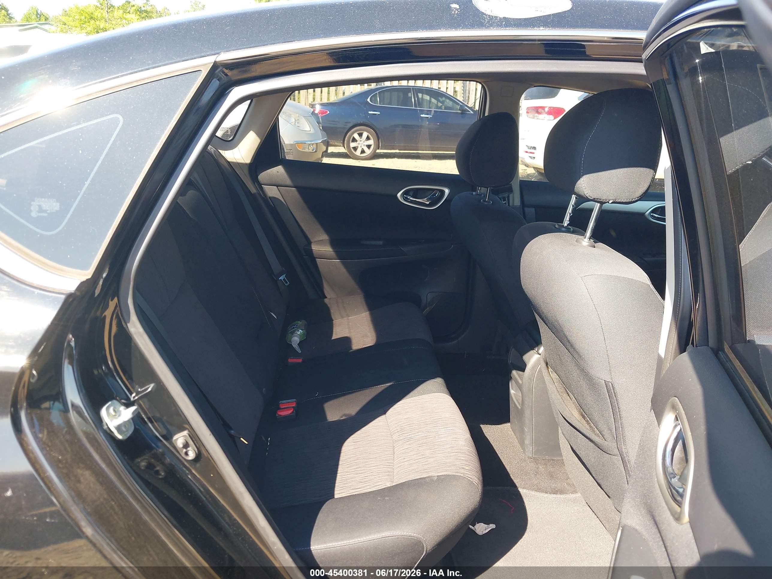 2015 Nissan Sentra Sv Black vin: 3N1AB7AP1FY333991