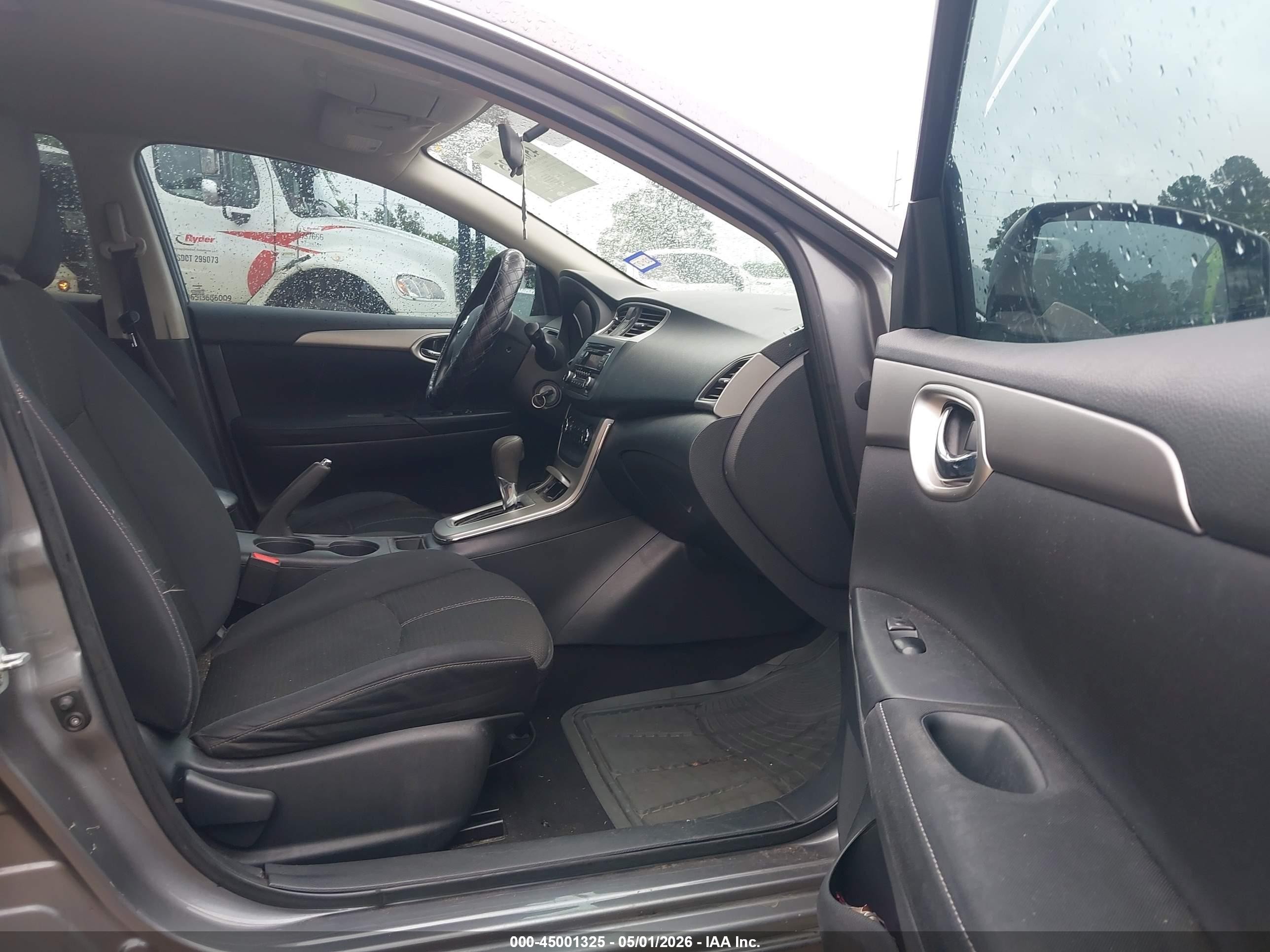 2015 Nissan Sentra S Серый vin: 3N1AB7AP1FY335403