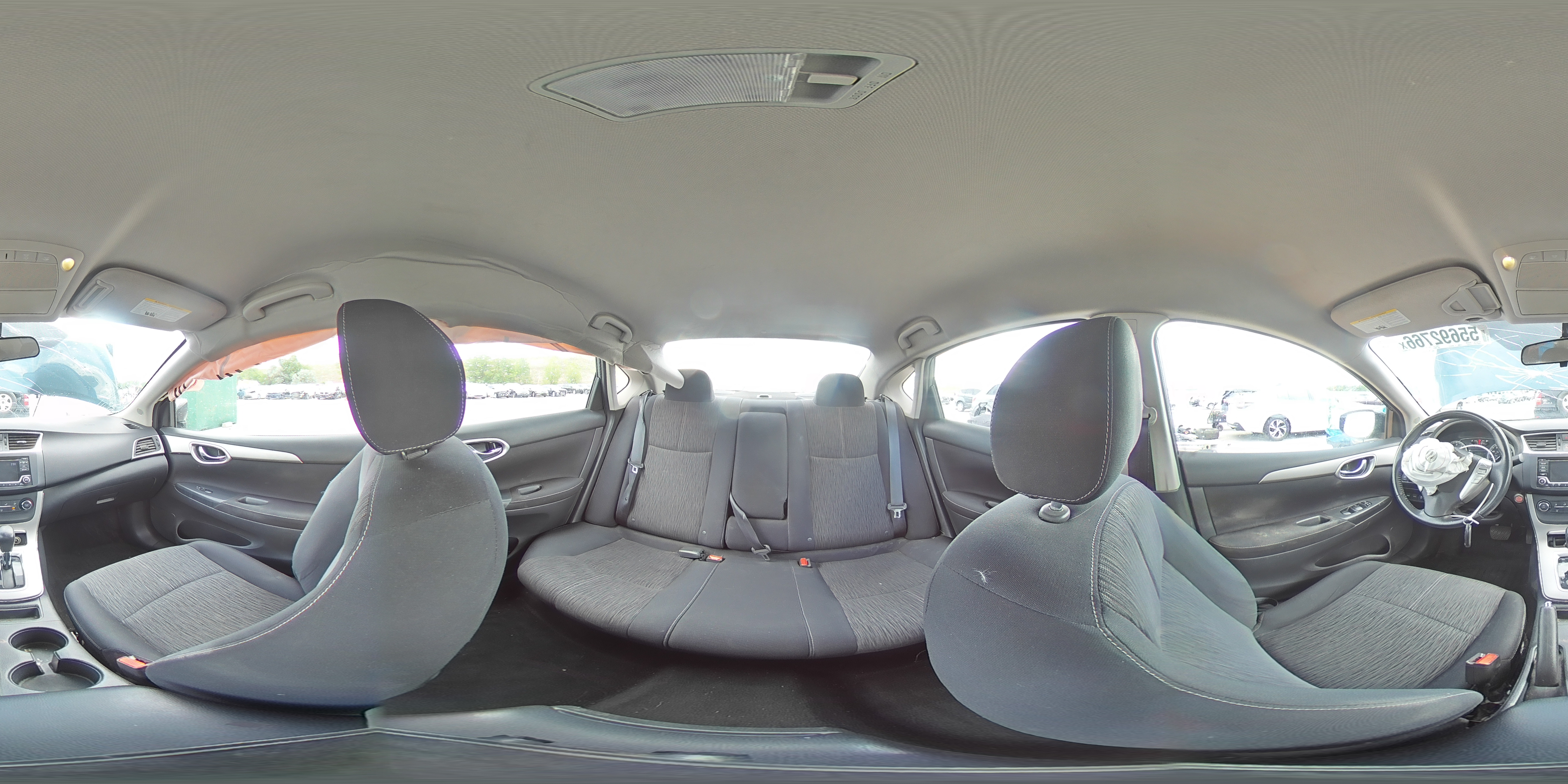 2015 Nissan Sentra Sv Blue vin: 3N1AB7AP1FY336454