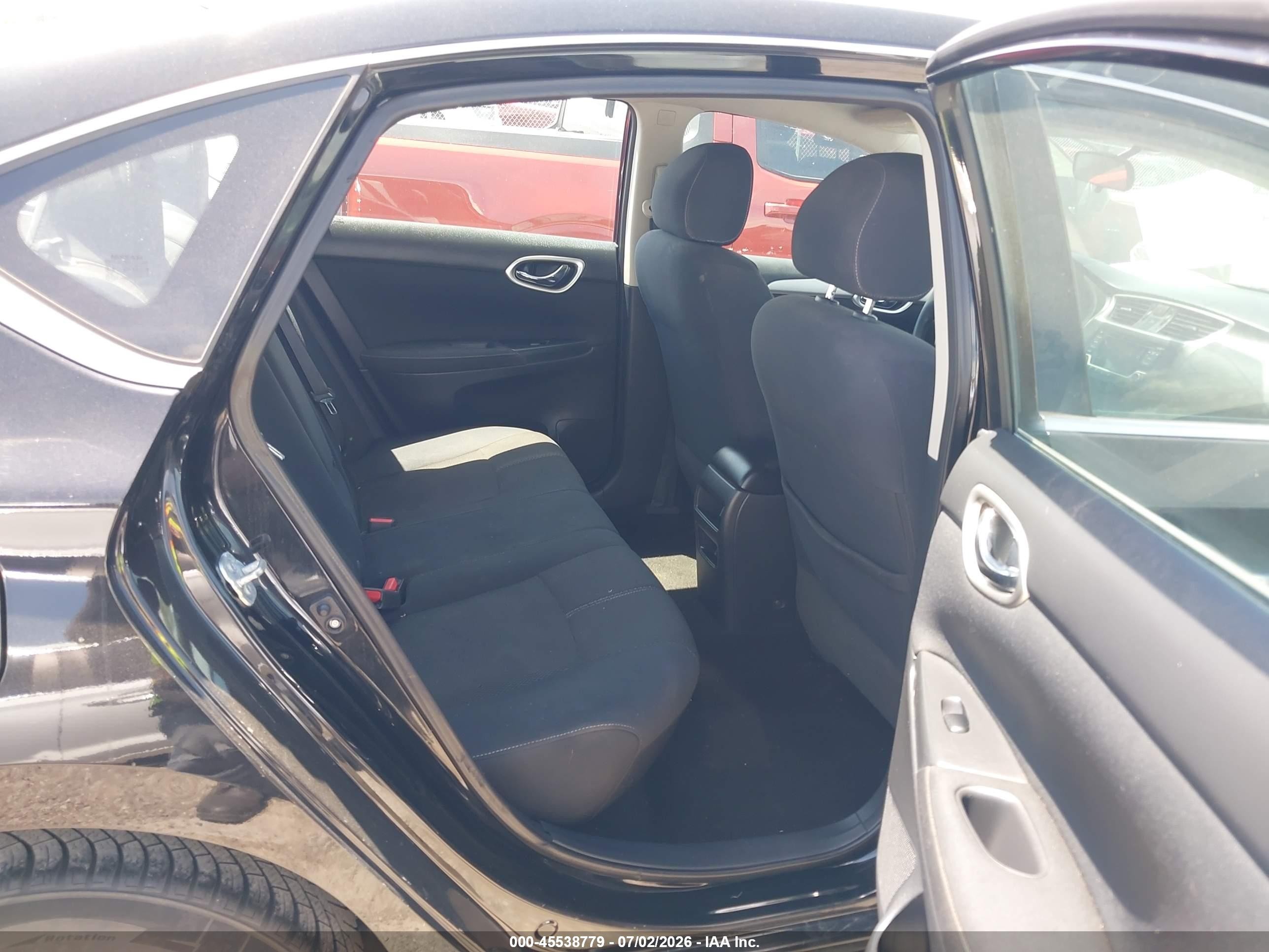 2015 Nissan Sentra S Black vin: 3N1AB7AP1FY339807