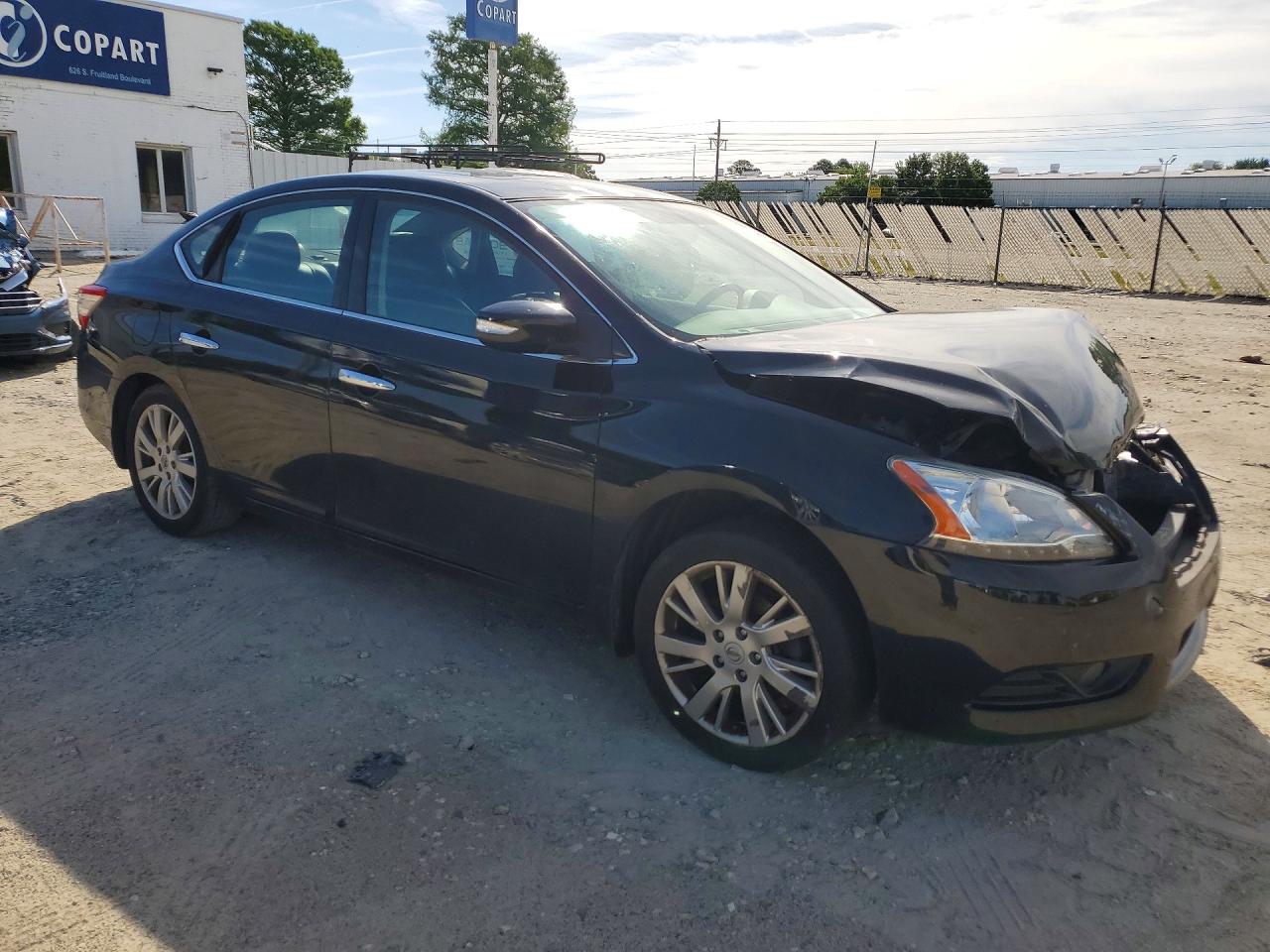 2015 Nissan Sentra Sl Black vin: 3N1AB7AP1FY339967