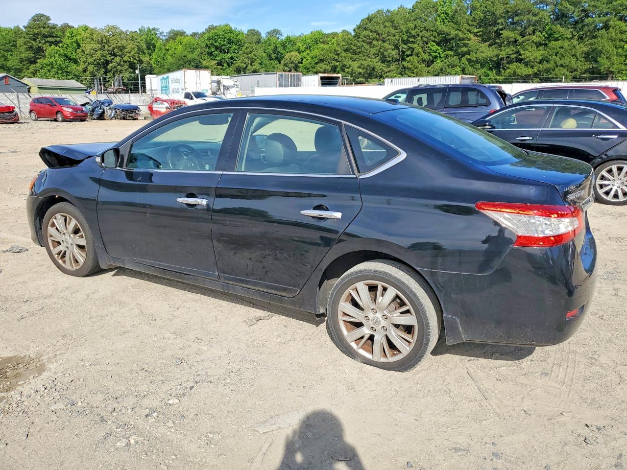 2015 Nissan Sentra Sl Black vin: 3N1AB7AP1FY339967