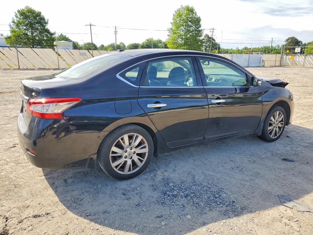 2015 Nissan Sentra Sl Black vin: 3N1AB7AP1FY339967