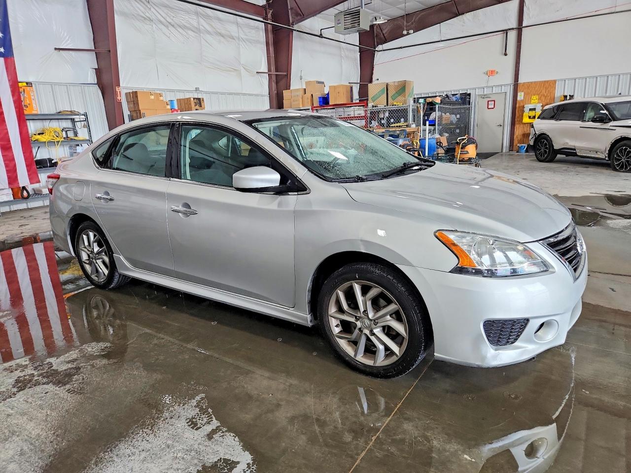 2015 Nissan Sentra Sr Silver vin: 3N1AB7AP1FY342819