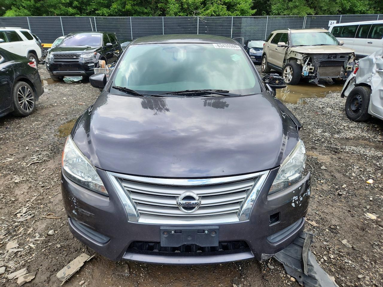 2015 Nissan Sentra Sv Gray vin: 3N1AB7AP1FY343050