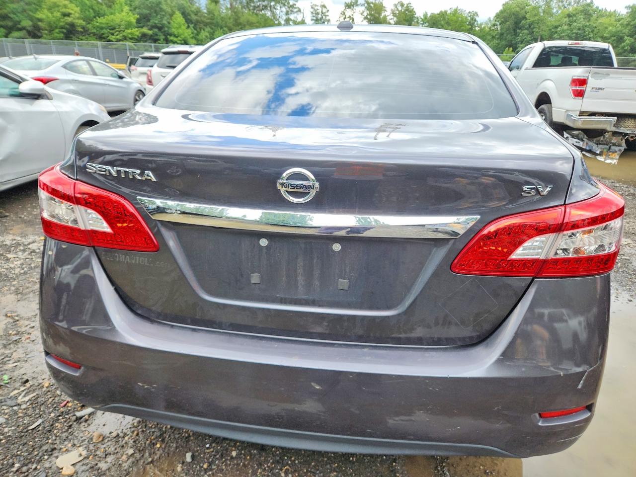 2015 Nissan Sentra Sv Gray vin: 3N1AB7AP1FY343050