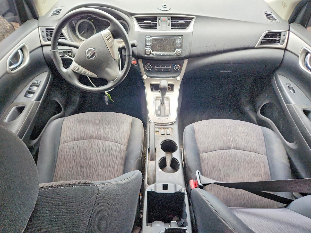 2015 Nissan Sentra Sv Gray vin: 3N1AB7AP1FY343050