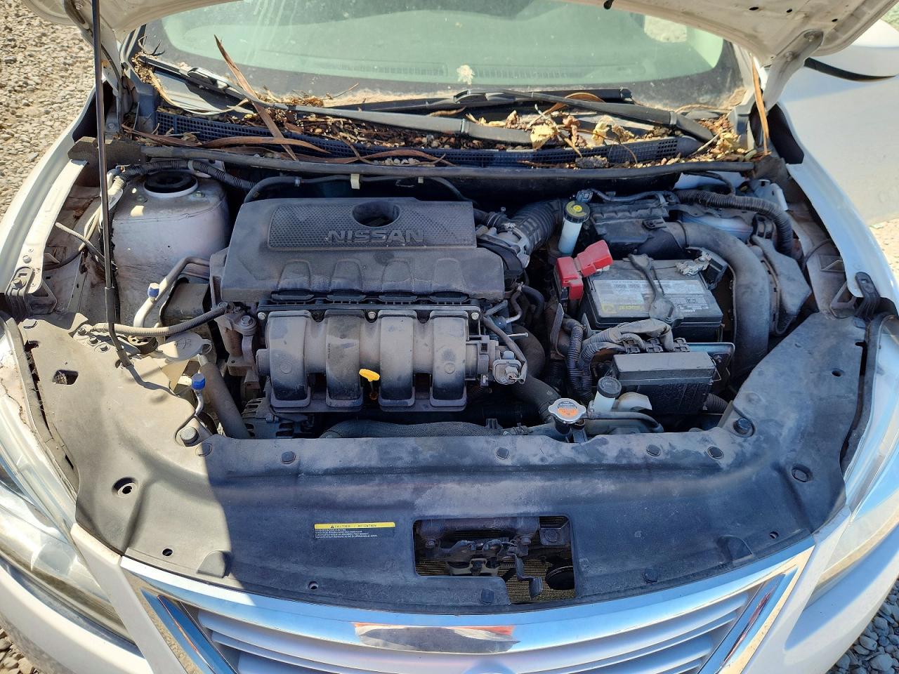 2015 Nissan Sentra S White vin: 3N1AB7AP1FY345588