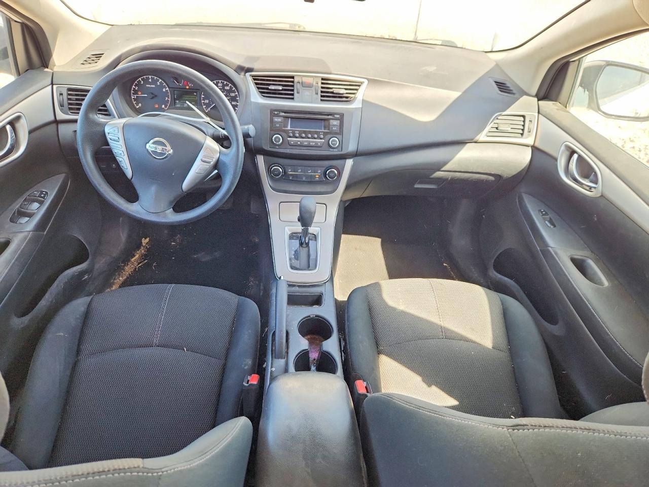 2015 Nissan Sentra S White vin: 3N1AB7AP1FY345588