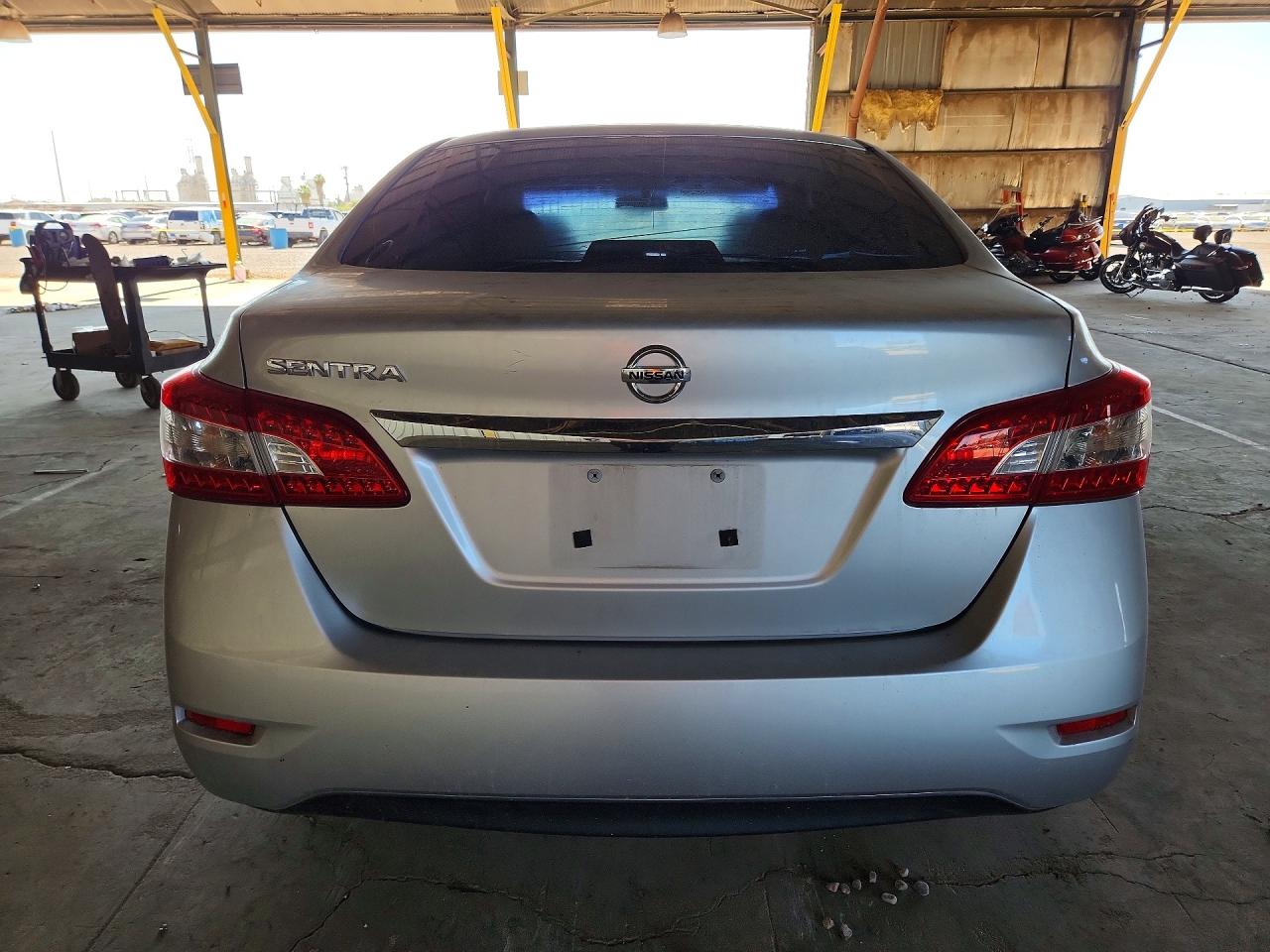 2015 Nissan Sentra S Silver vin: 3N1AB7AP1FY345929