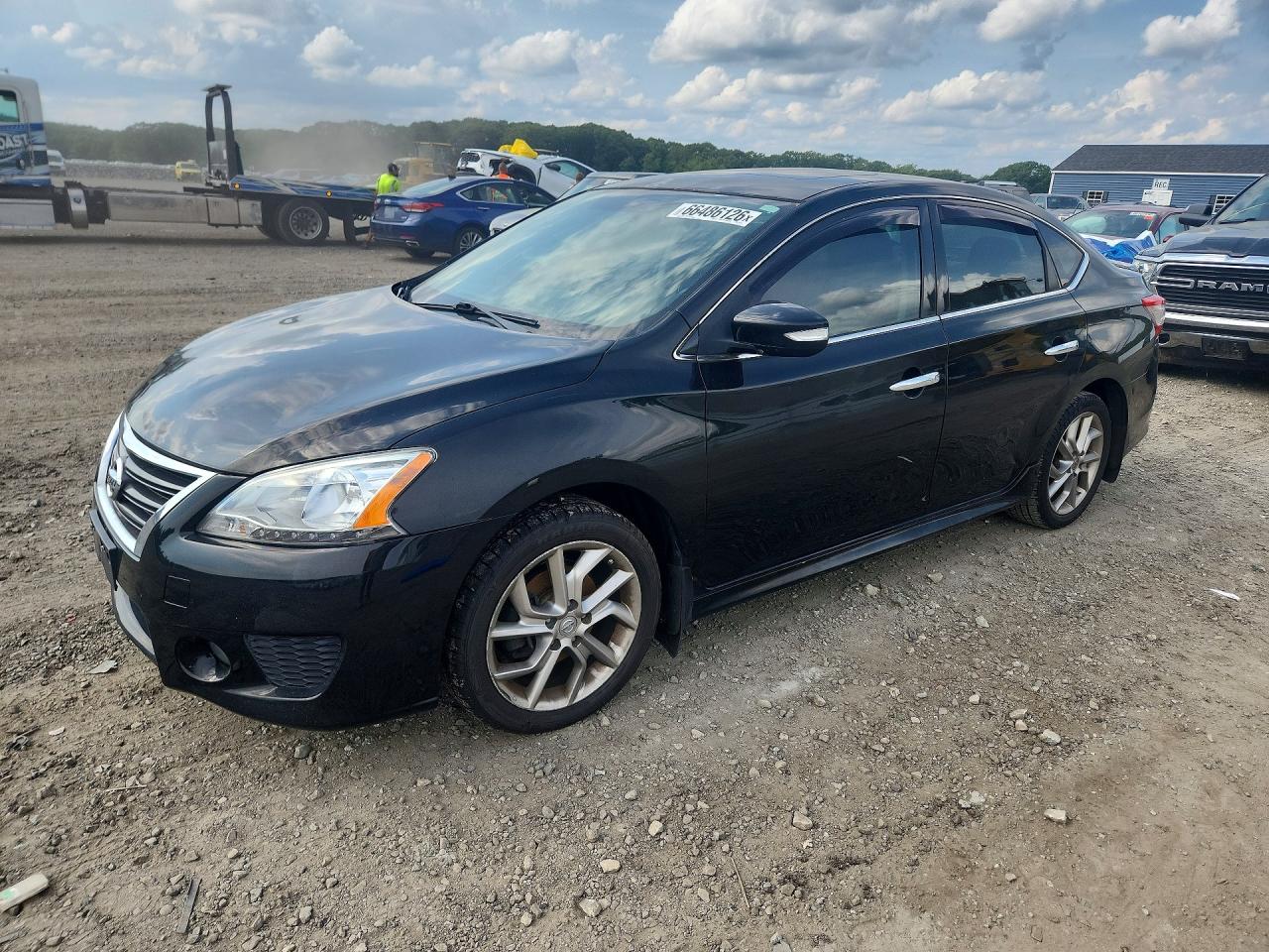 2015 Nissan Sentra Sr Black vin: 3N1AB7AP1FY347910