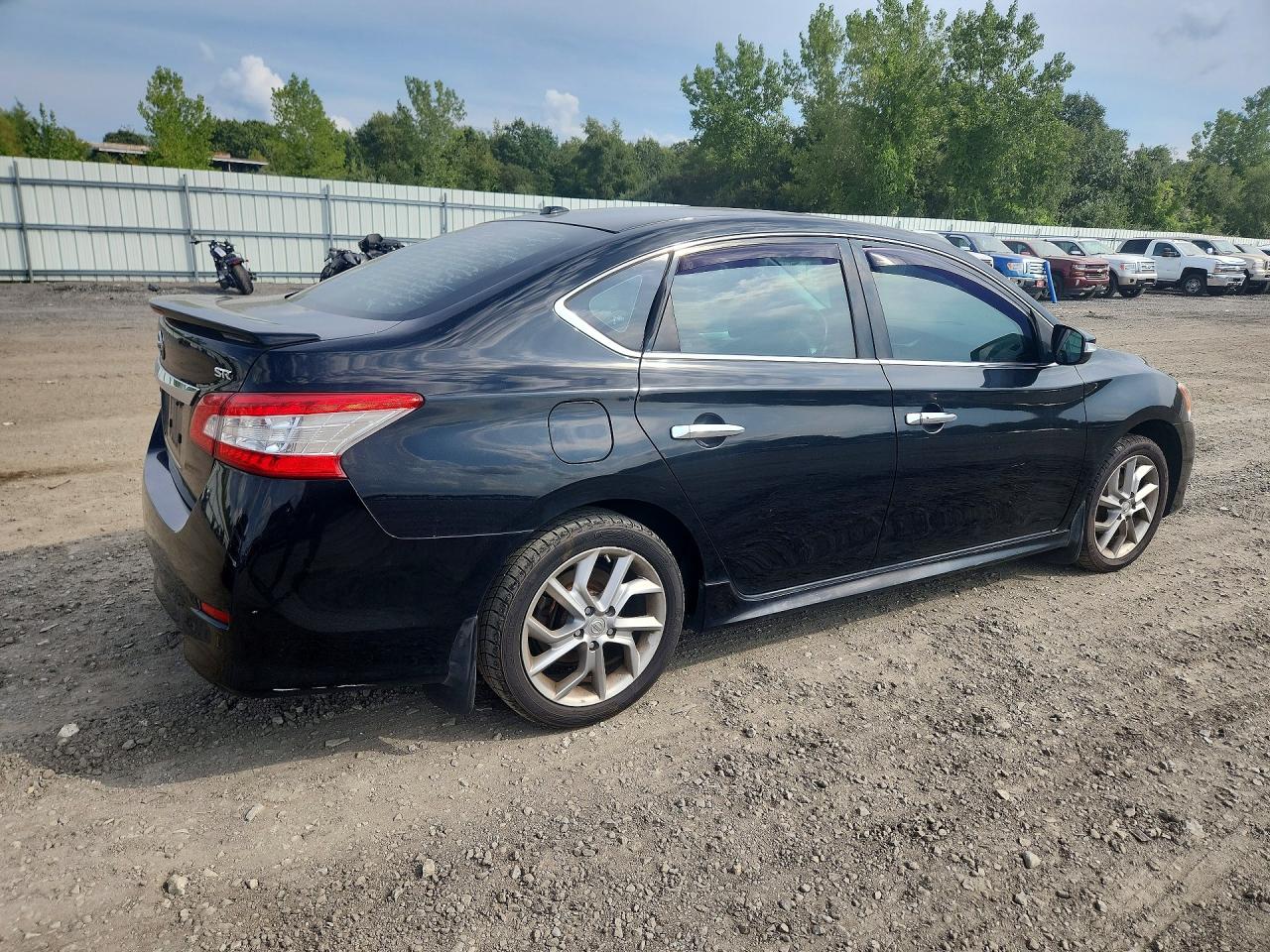 2015 Nissan Sentra Sr Black vin: 3N1AB7AP1FY347910