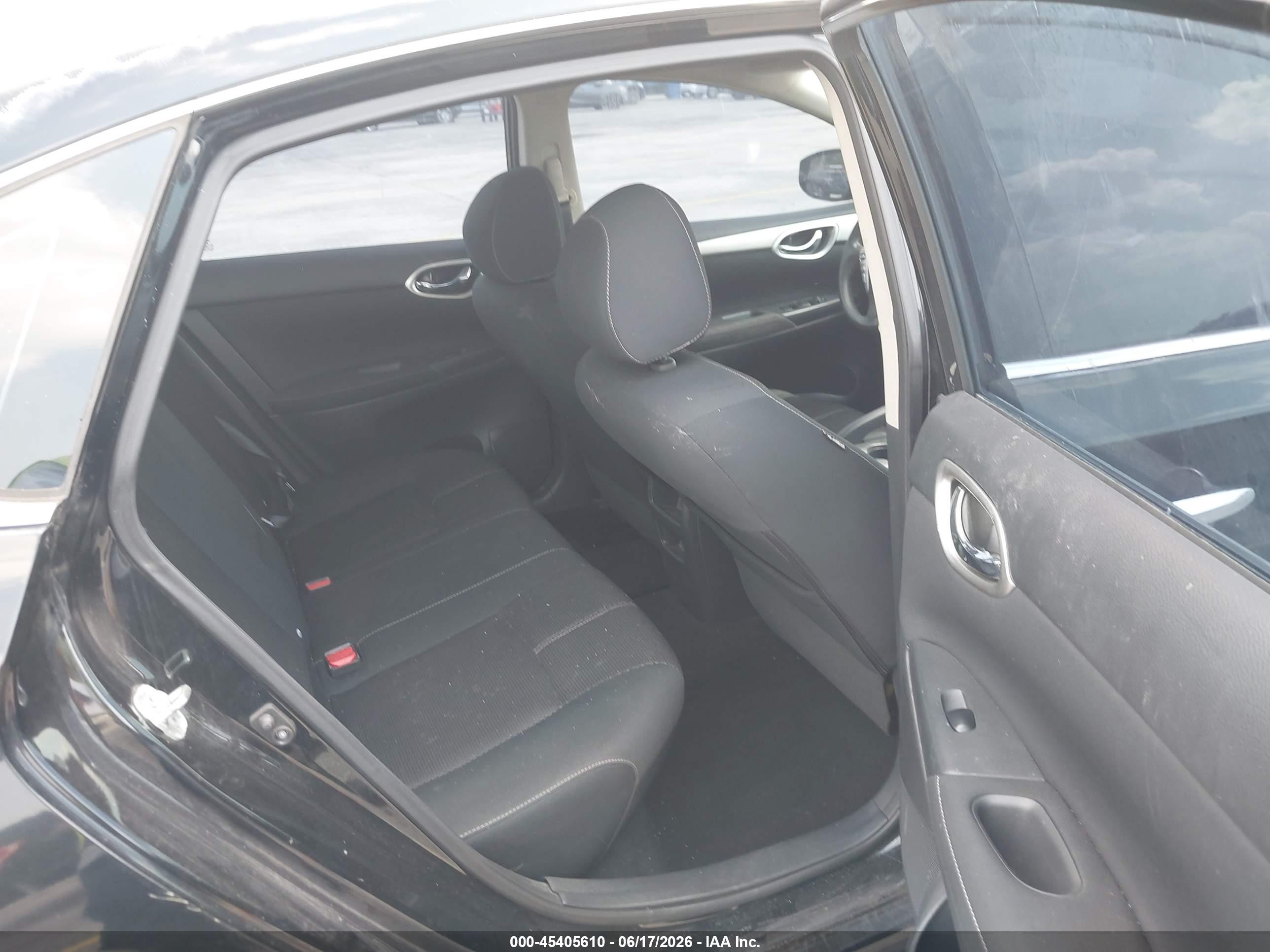 2015 Nissan Sentra S Black vin: 3N1AB7AP1FY348099