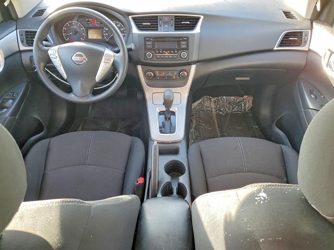 2015 Nissan Sentra S Silver vin: 3N1AB7AP1FY349527