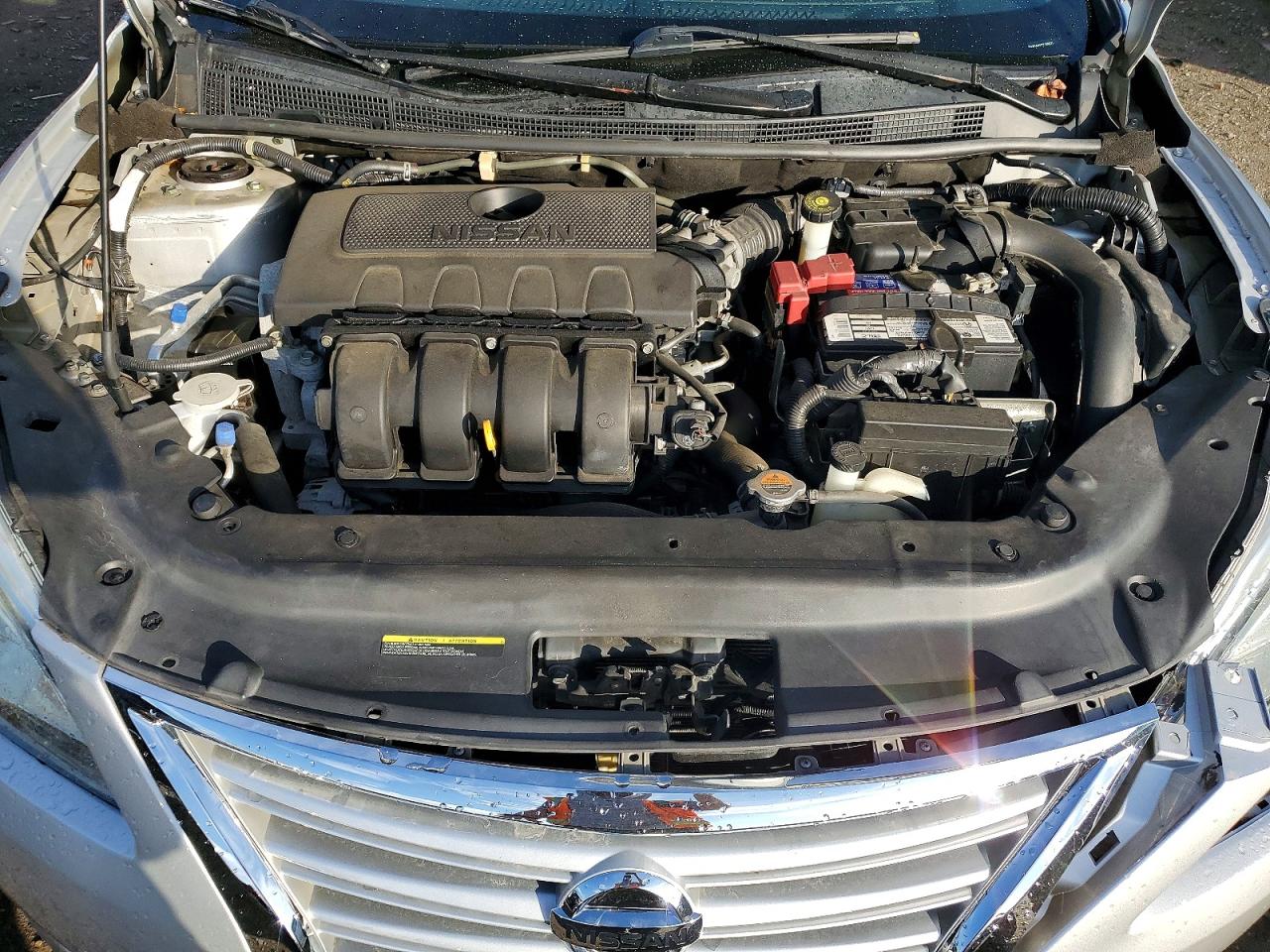 2015 Nissan Sentra S Silver vin: 3N1AB7AP1FY349527