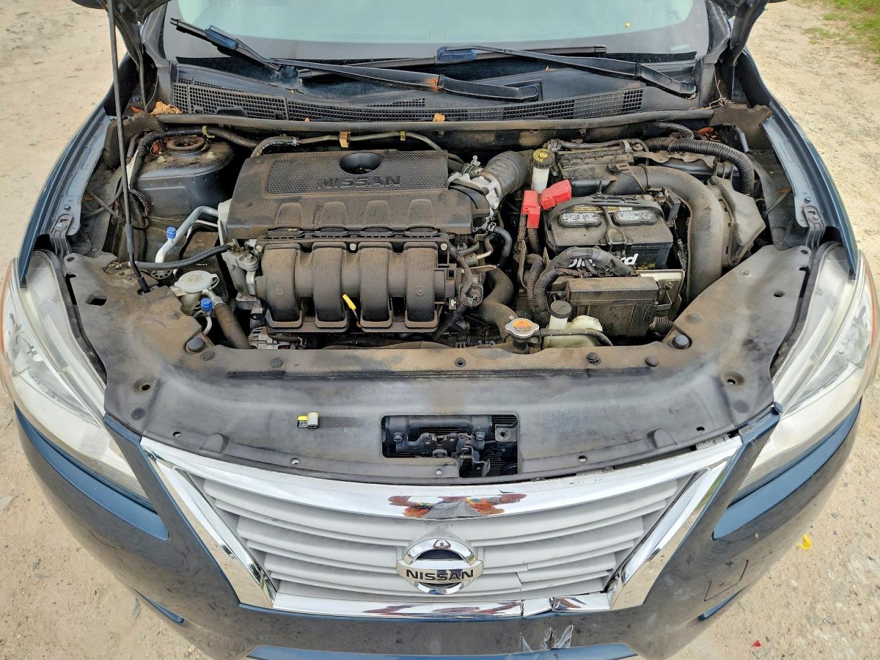 2015 Nissan Sentra Sv Blue vin: 3N1AB7AP1FY356557