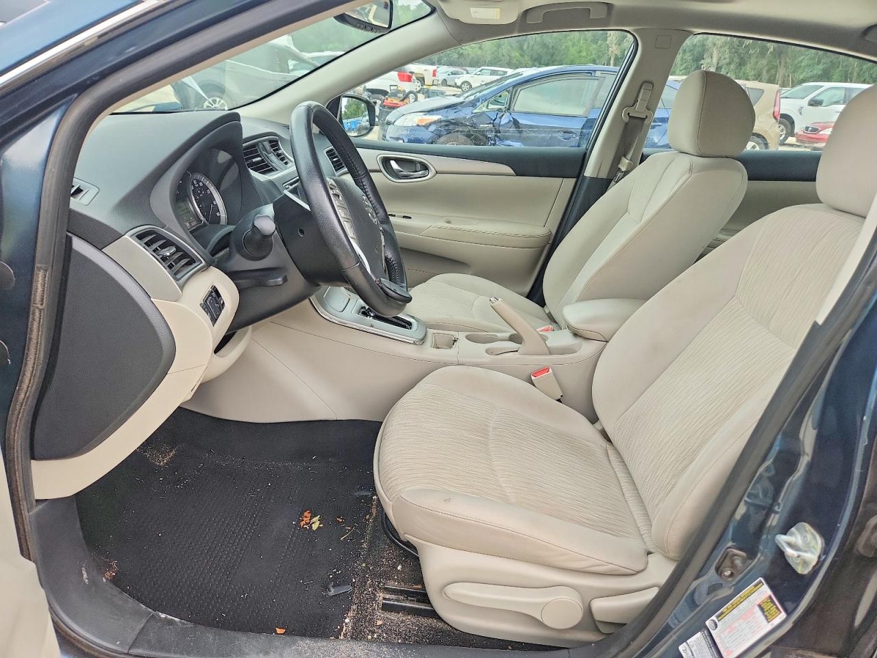 2015 Nissan Sentra Sv Blue vin: 3N1AB7AP1FY356557