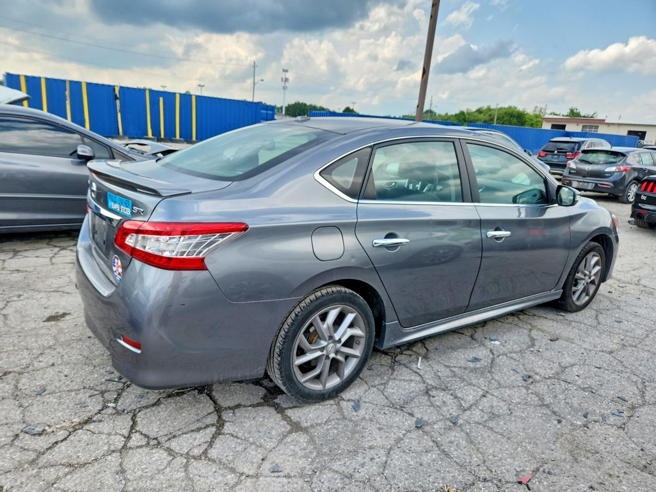 2015 Nissan Sentra Sr Silver vin: 3N1AB7AP1FY361127
