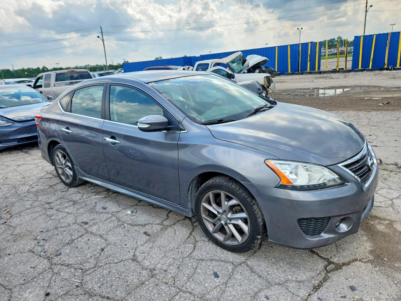 2015 Nissan Sentra Sr Silver vin: 3N1AB7AP1FY361127
