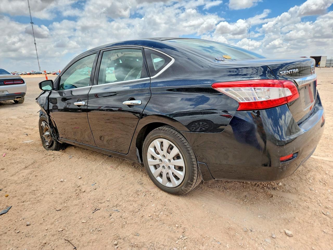 2015 Nissan Sentra S Black vin: 3N1AB7AP1FY361922