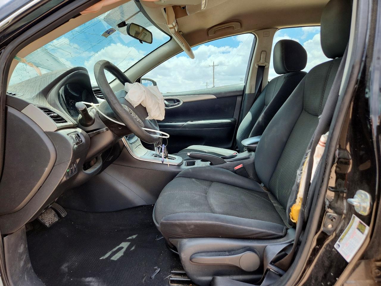 2015 Nissan Sentra S Black vin: 3N1AB7AP1FY361922