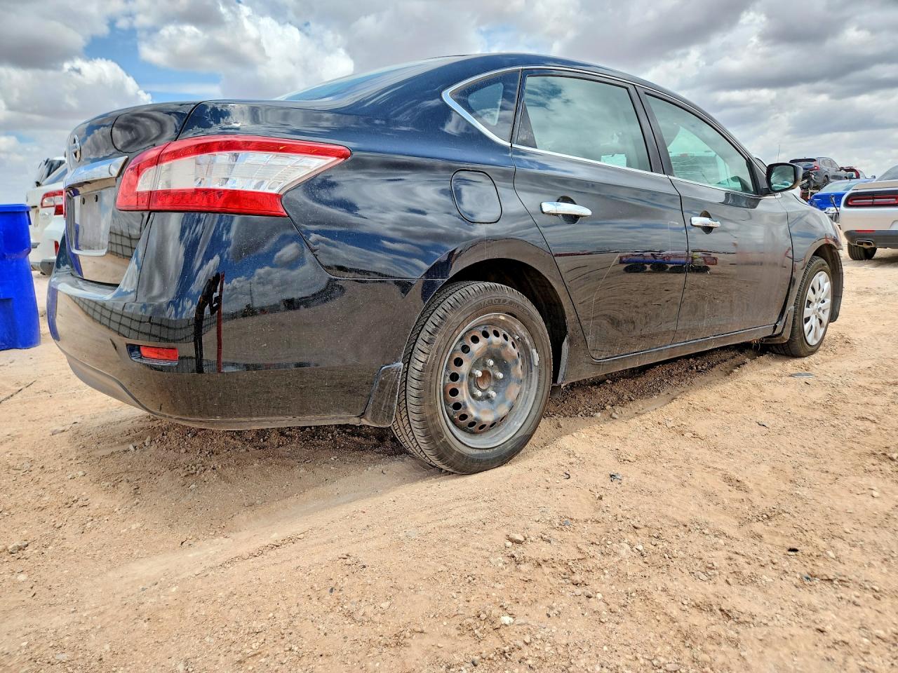 2015 Nissan Sentra S Black vin: 3N1AB7AP1FY361922