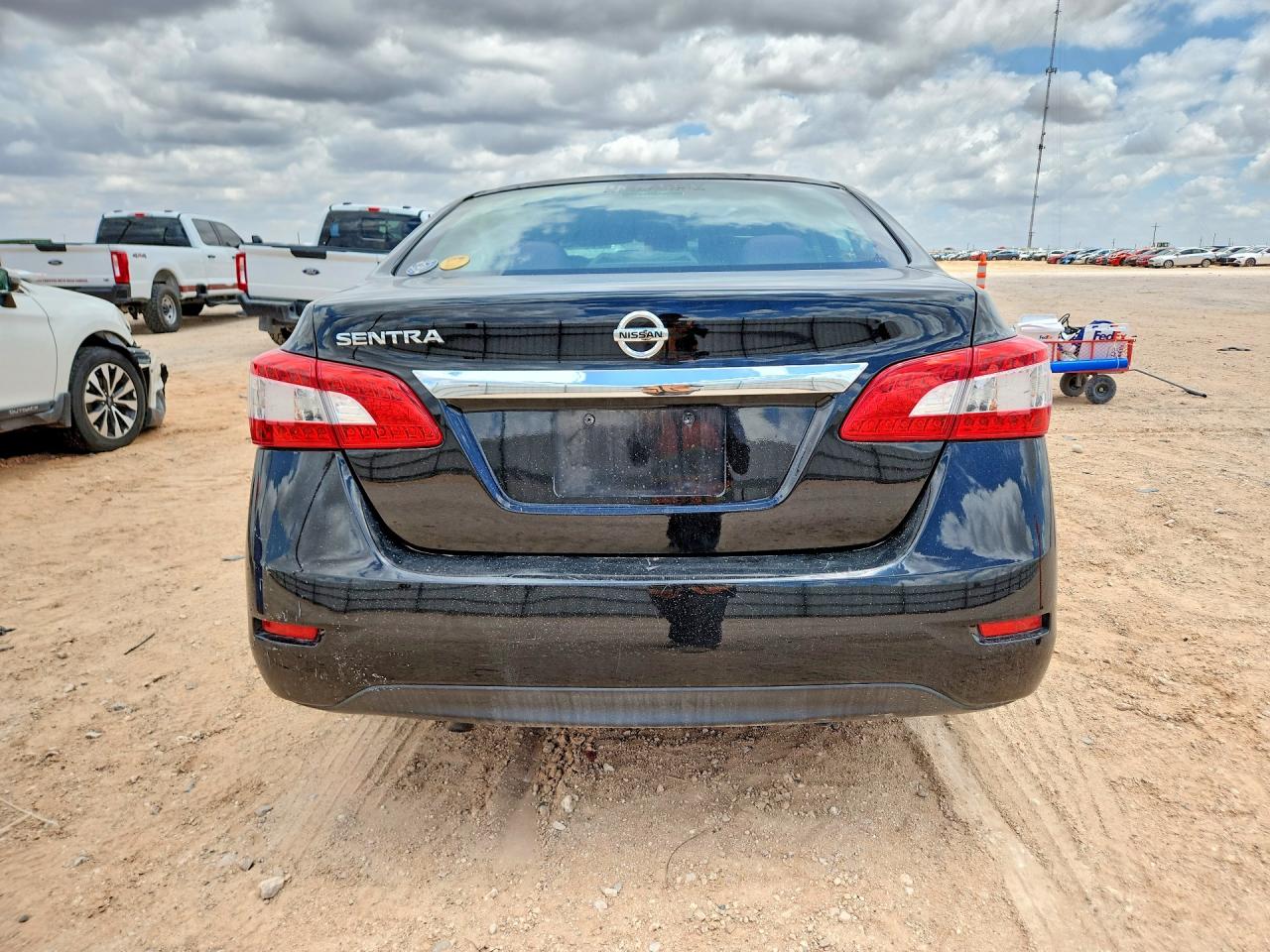 2015 Nissan Sentra S Black vin: 3N1AB7AP1FY361922