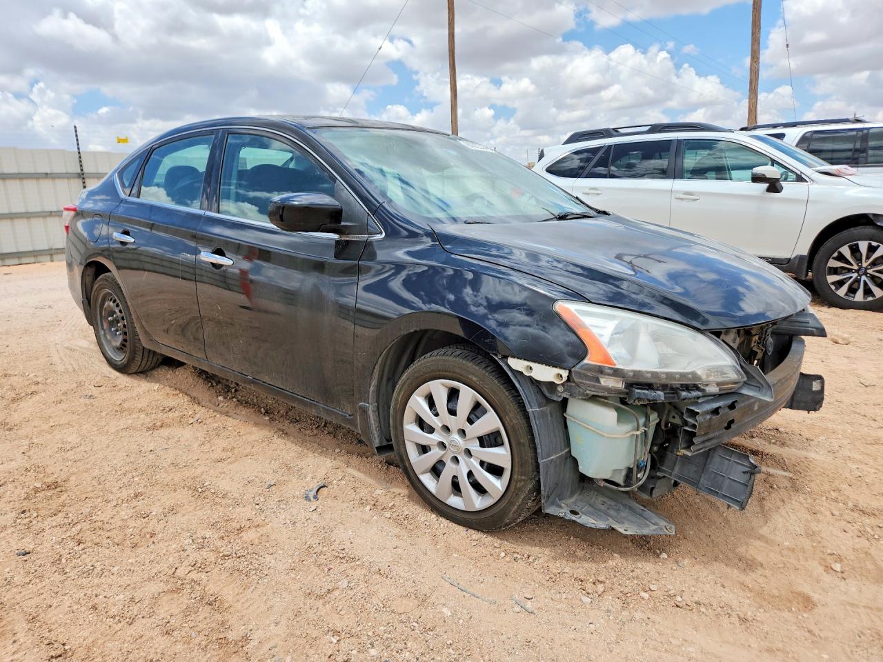 2015 Nissan Sentra S Black vin: 3N1AB7AP1FY361922