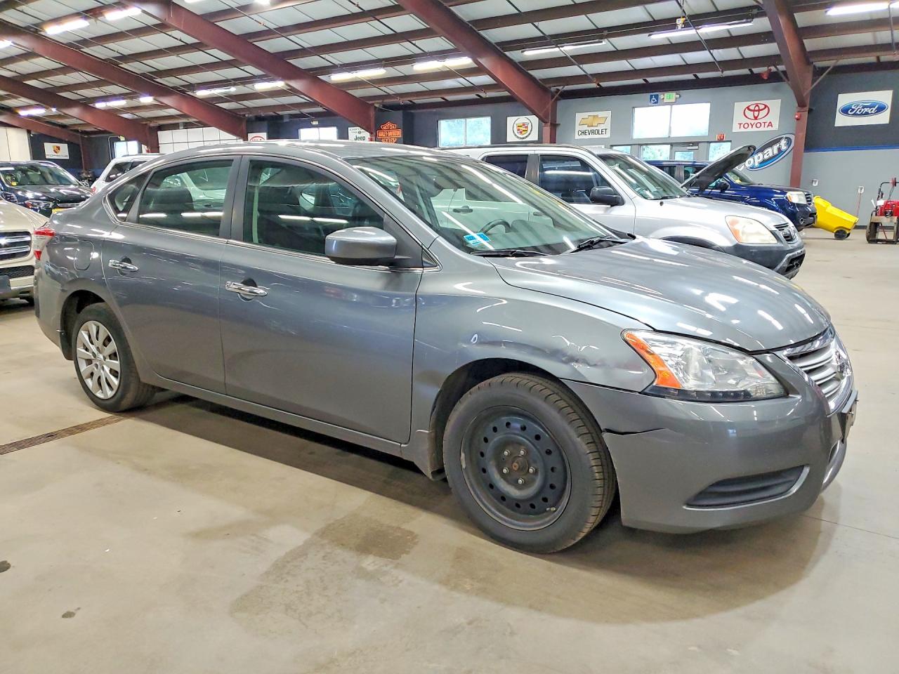 2015 Nissan Sentra Sv Gray vin: 3N1AB7AP1FY364772