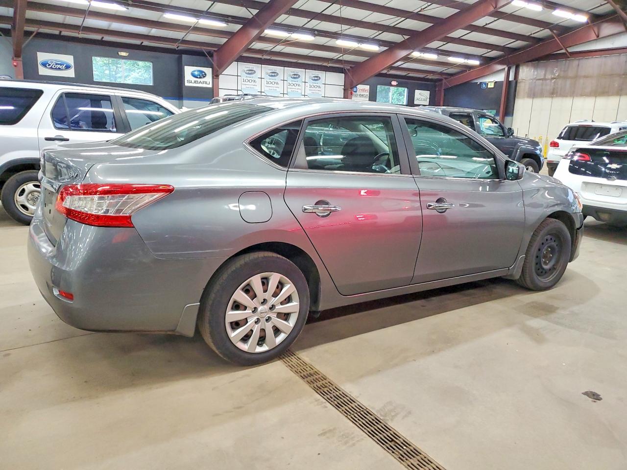 2015 Nissan Sentra Sv Gray vin: 3N1AB7AP1FY364772