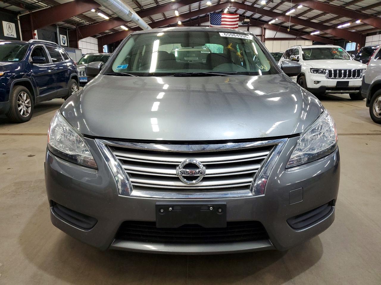 2015 Nissan Sentra Sv Gray vin: 3N1AB7AP1FY364772