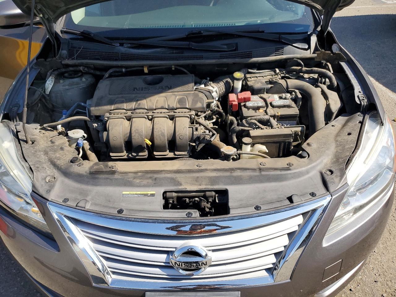2015 Nissan Sentra S Gray vin: 3N1AB7AP1FY372242