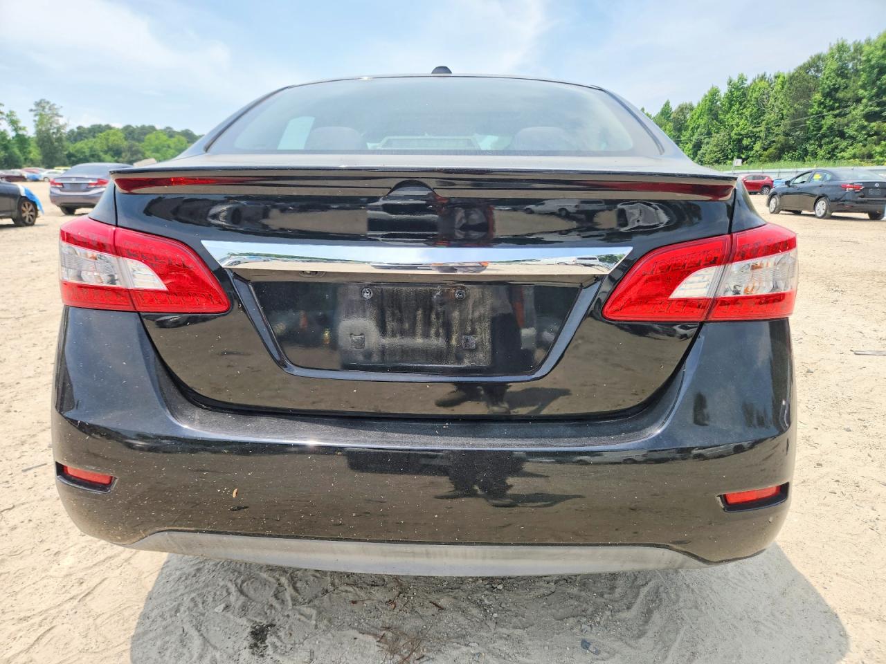 2015 Nissan Sentra Sv Black vin: 3N1AB7AP1FY377764