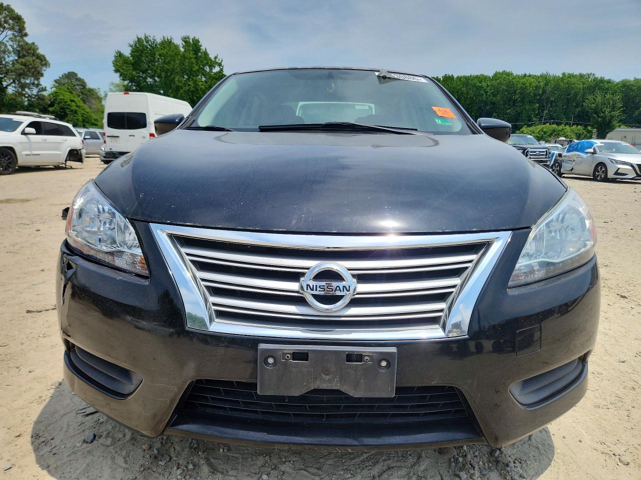 2015 Nissan Sentra Sv Black vin: 3N1AB7AP1FY377764