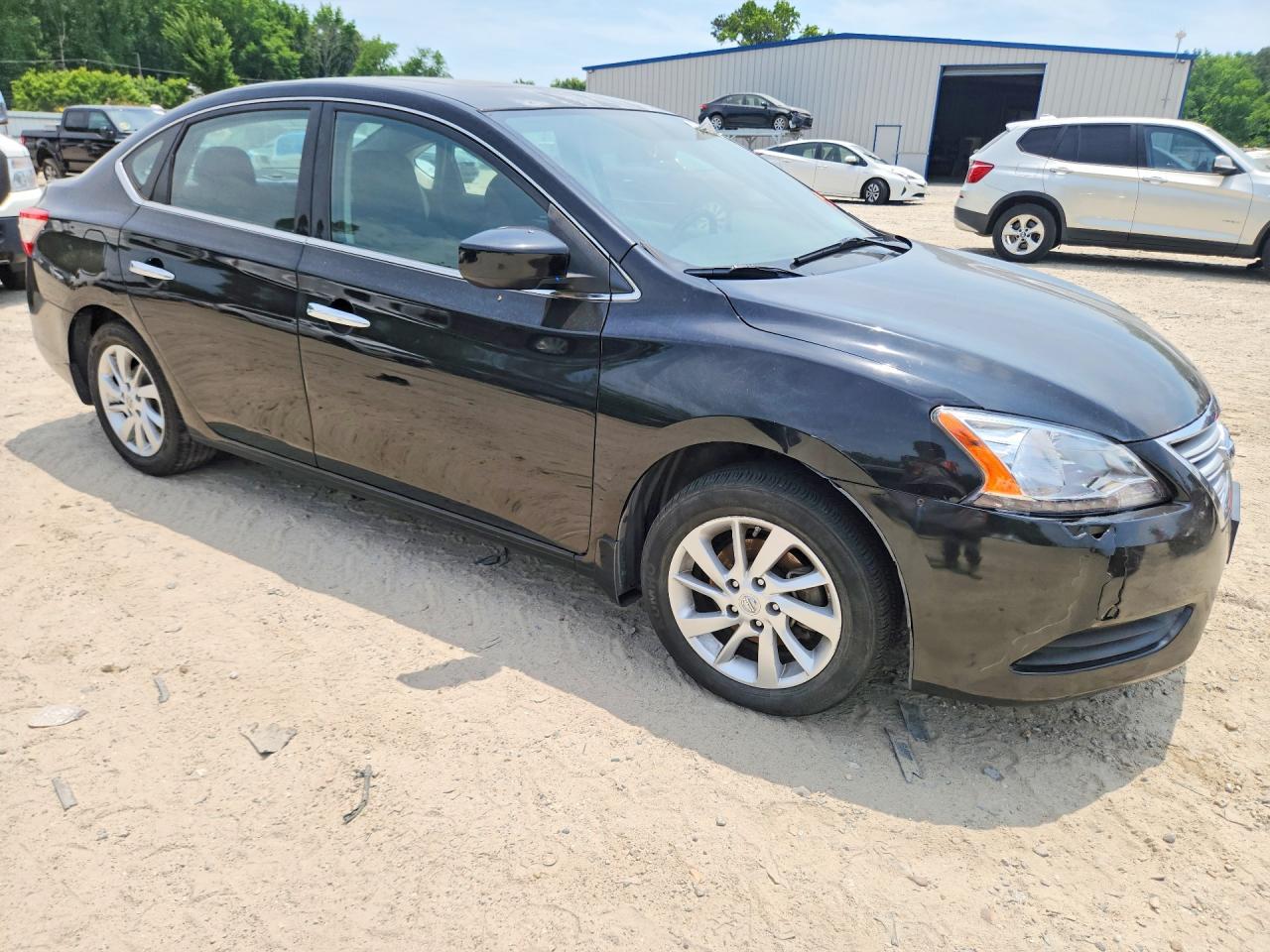 2015 Nissan Sentra Sv Black vin: 3N1AB7AP1FY377764
