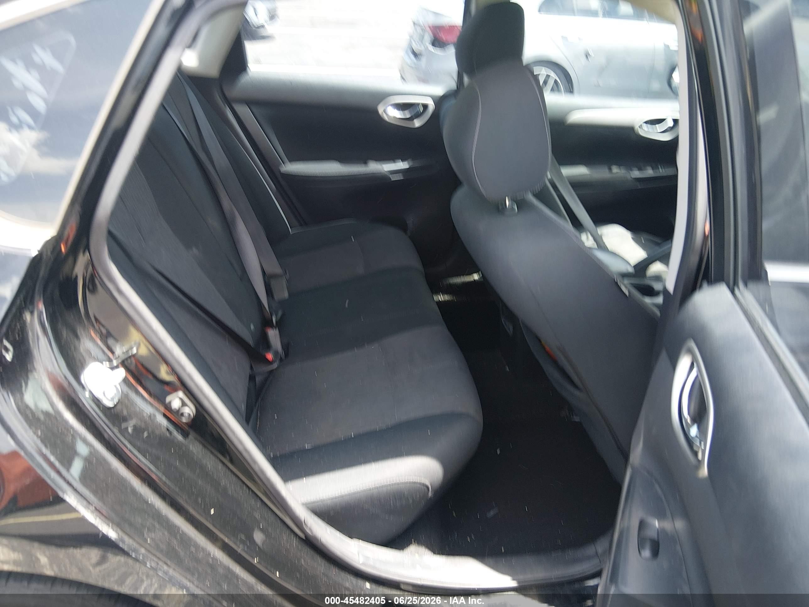 2015 Nissan Sentra Sv Black vin: 3N1AB7AP1FY380874