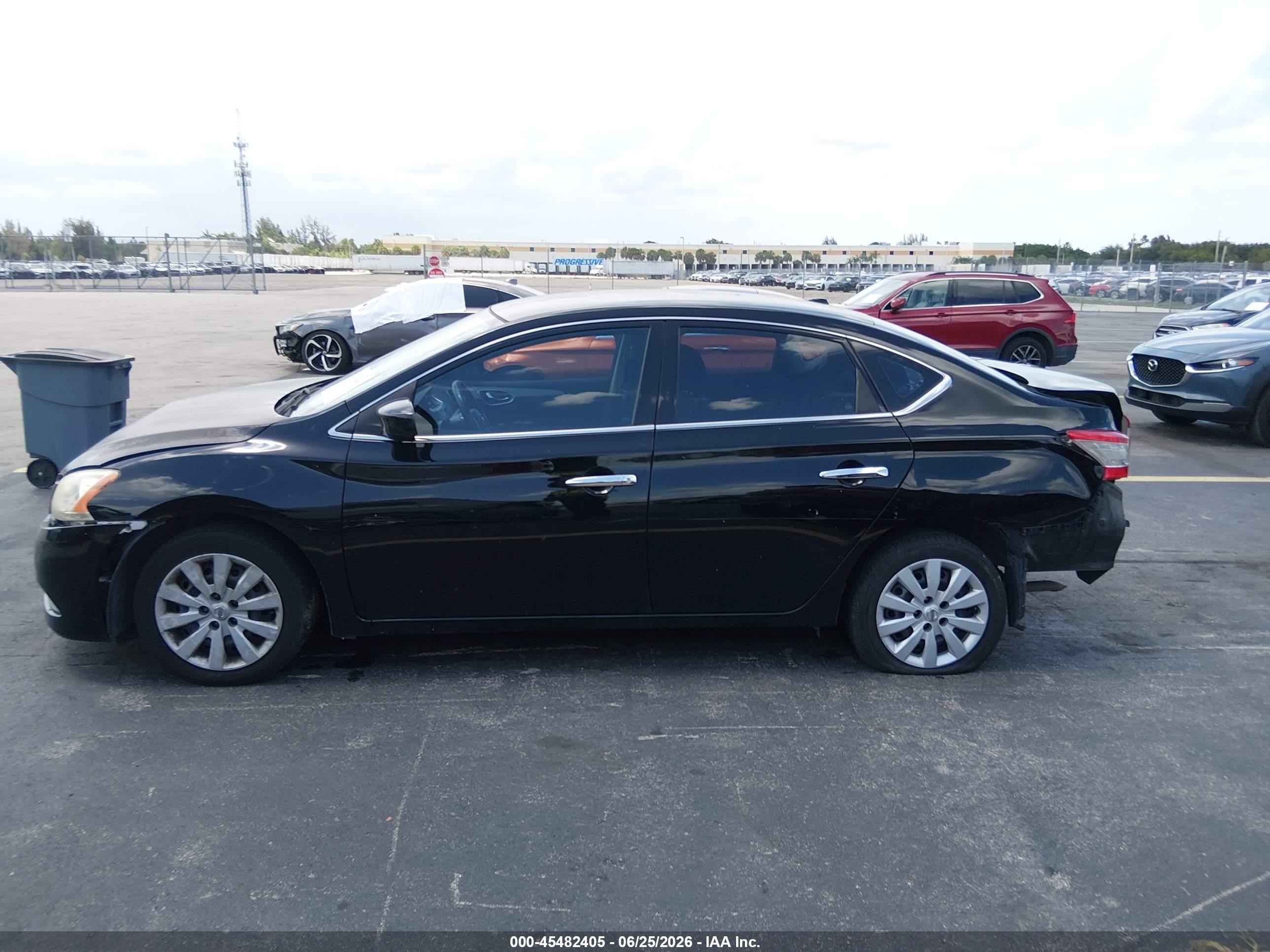 2015 Nissan Sentra Sv Black vin: 3N1AB7AP1FY380874