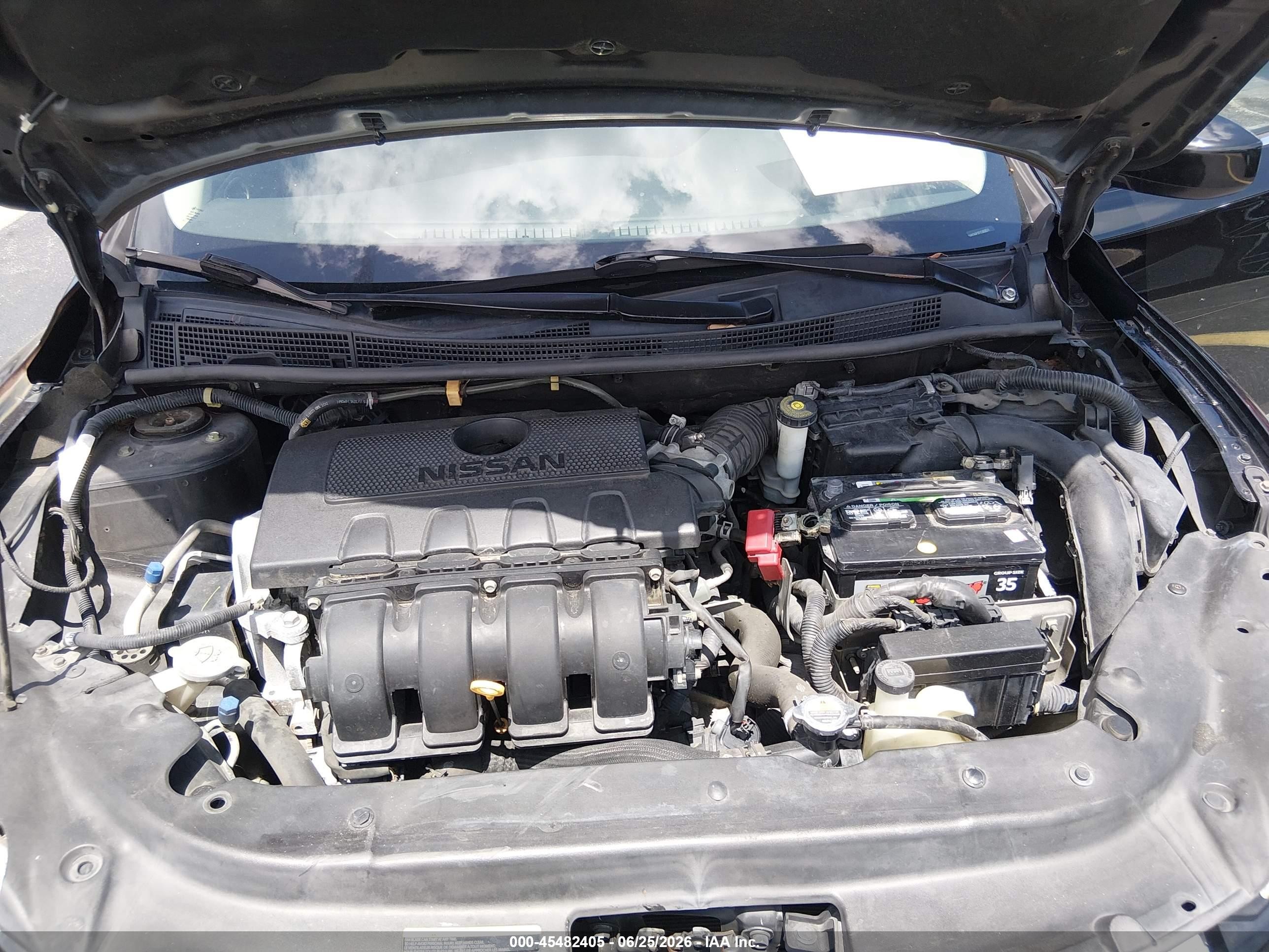2015 Nissan Sentra Sv Black vin: 3N1AB7AP1FY380874
