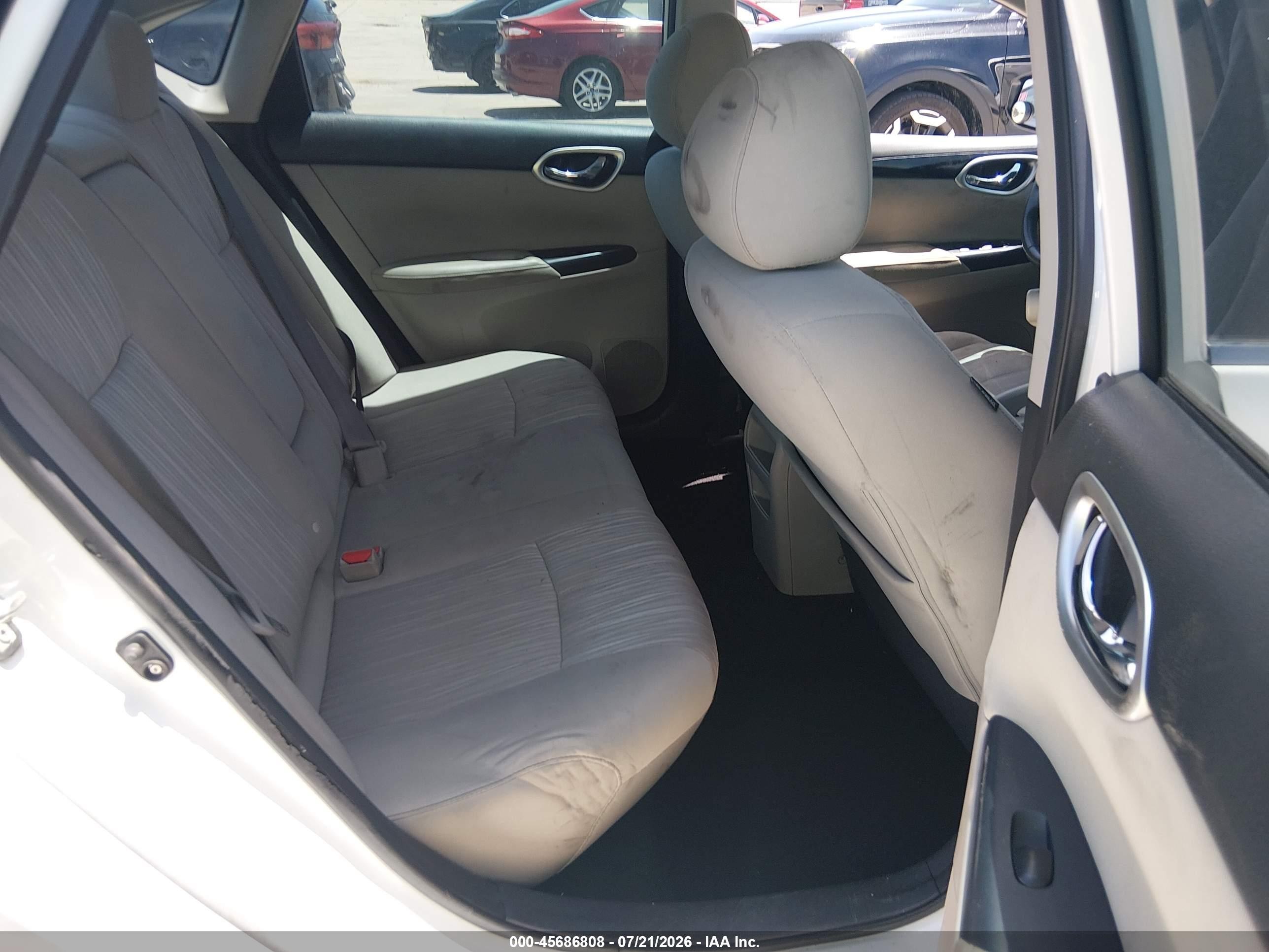 2016 Nissan Sentra Sv White vin: 3N1AB7AP1GY227770