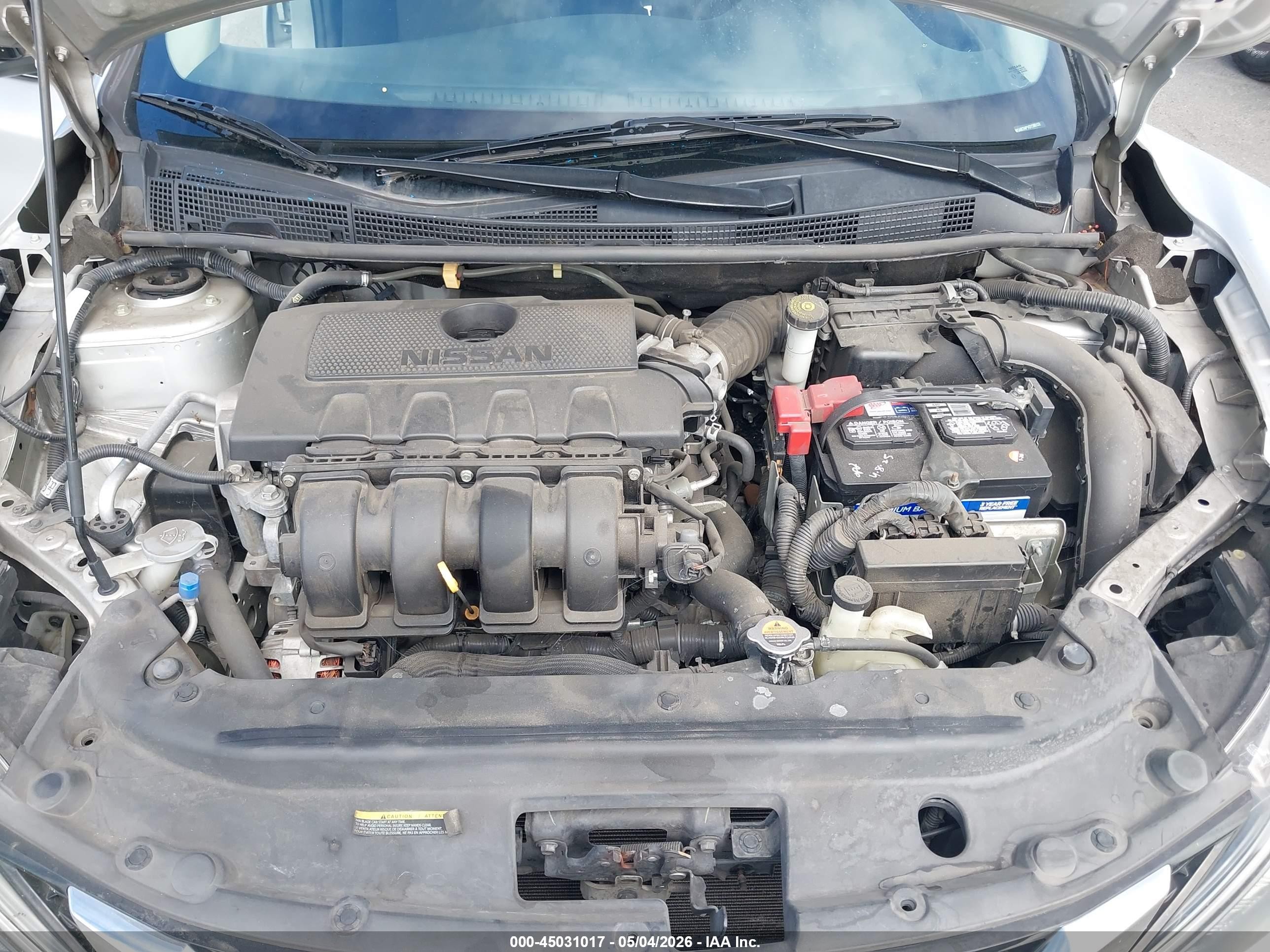 2016 Nissan Sentra S Серебряный vin: 3N1AB7AP1GY295132