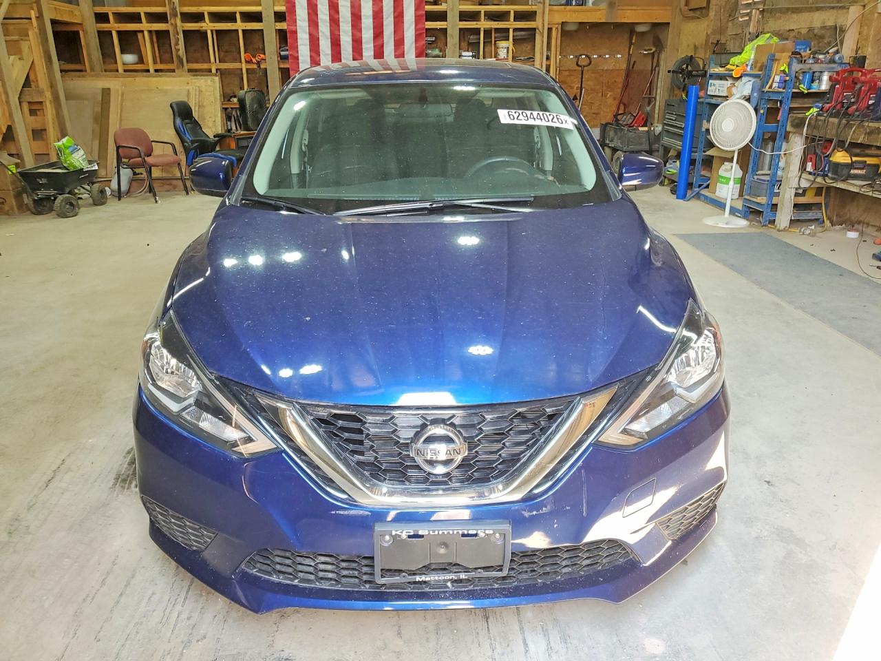 2016 Nissan Sentra Sv Blue vin: 3N1AB7AP1GY319056
