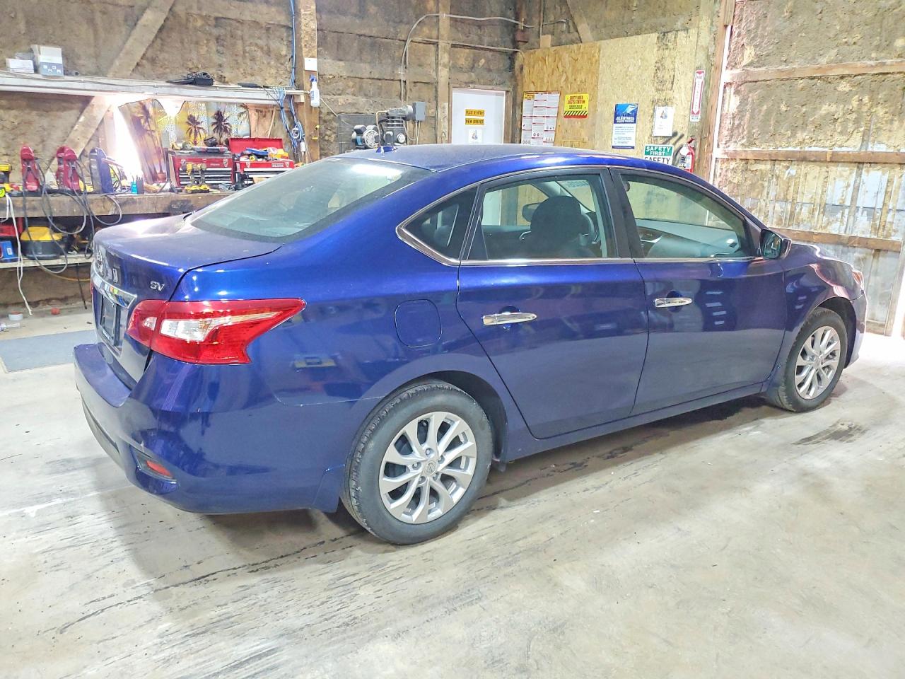 2016 Nissan Sentra Sv Blue vin: 3N1AB7AP1GY319056