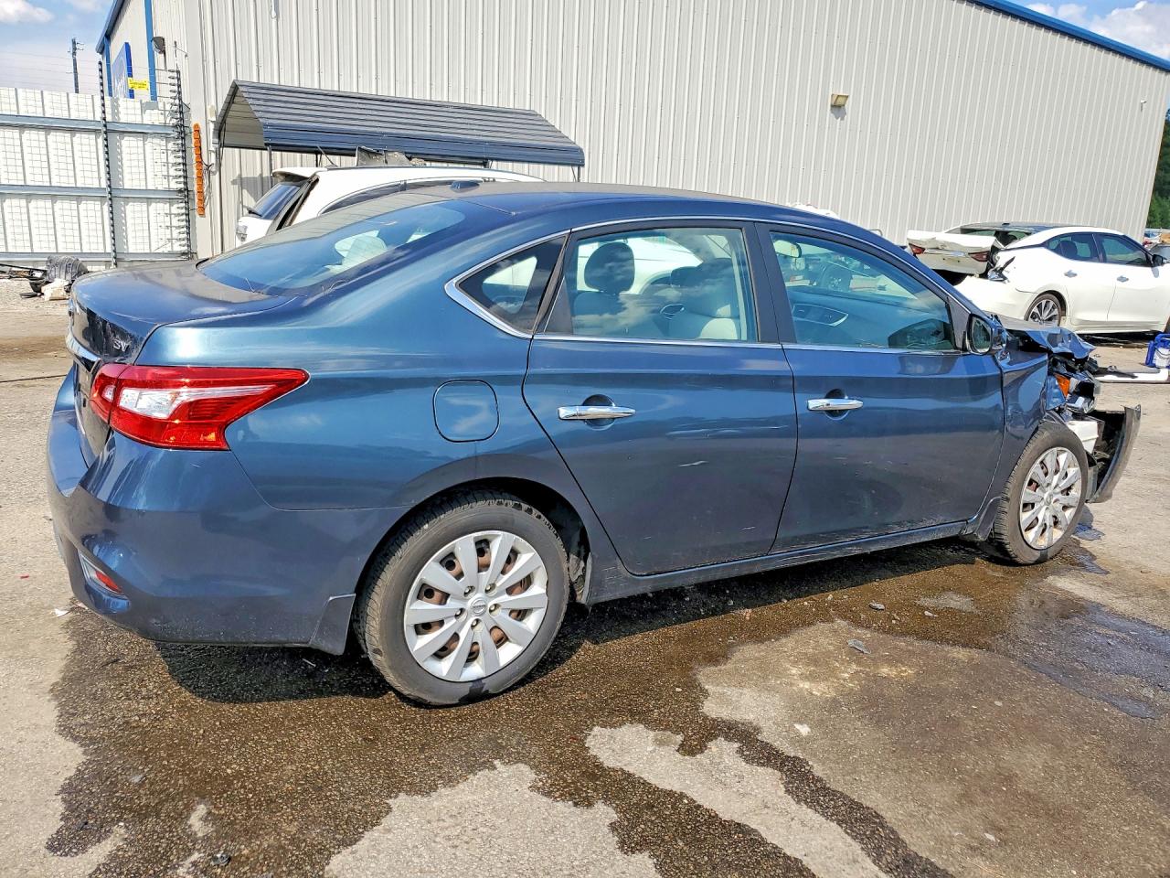 2016 Nissan Sentra Sv Blue vin: 3N1AB7AP1GY338500