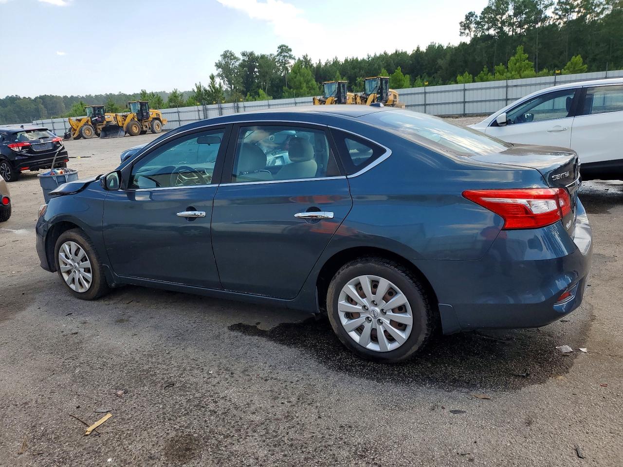 2016 Nissan Sentra Sv Blue vin: 3N1AB7AP1GY338500
