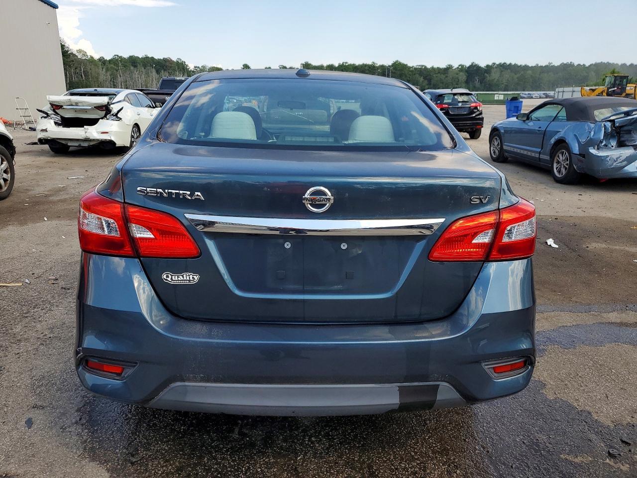 2016 Nissan Sentra Sv Blue vin: 3N1AB7AP1GY338500