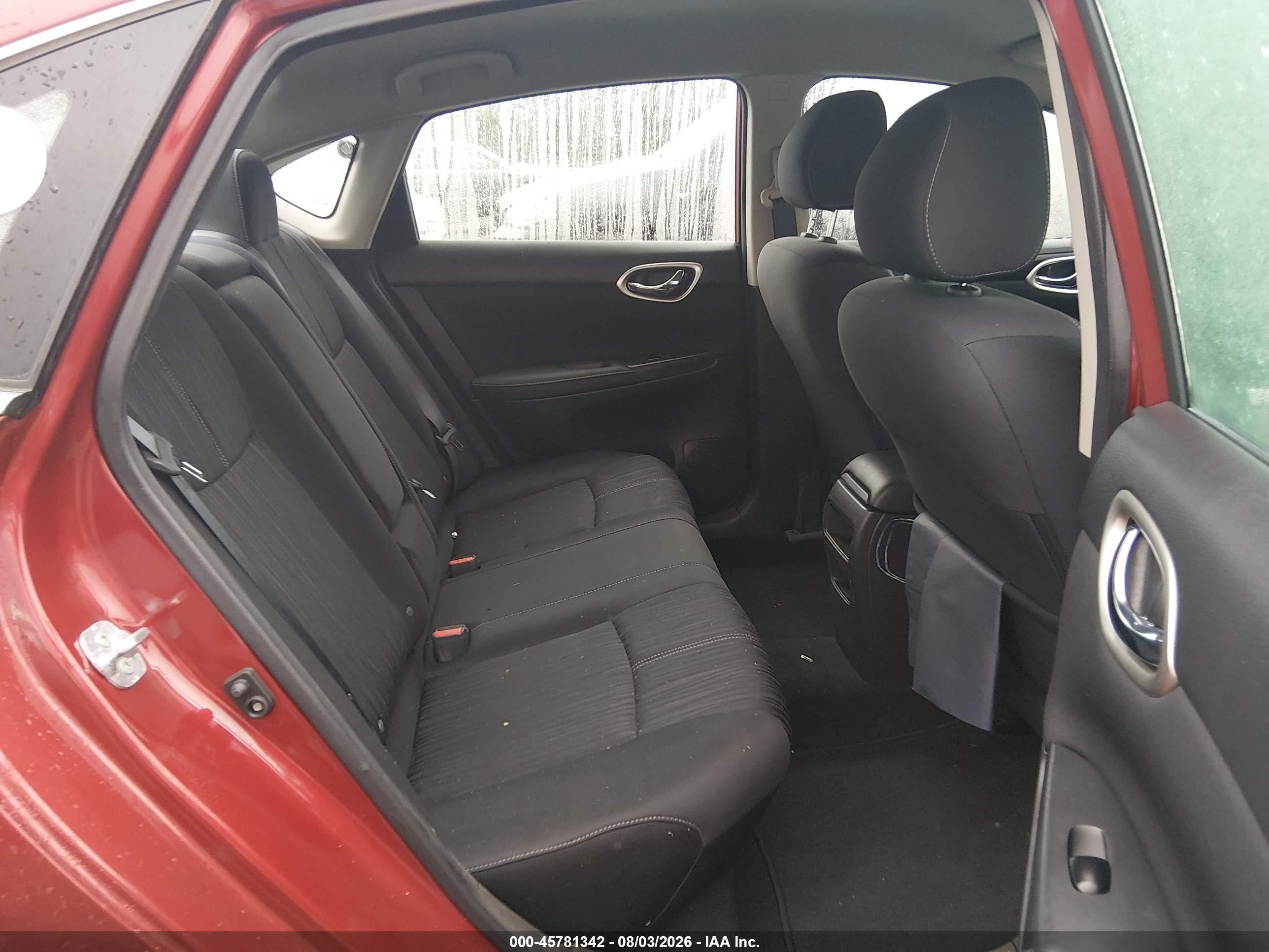 2017 Nissan Sentra Sv Красный vin: 3N1AB7AP1HL661315