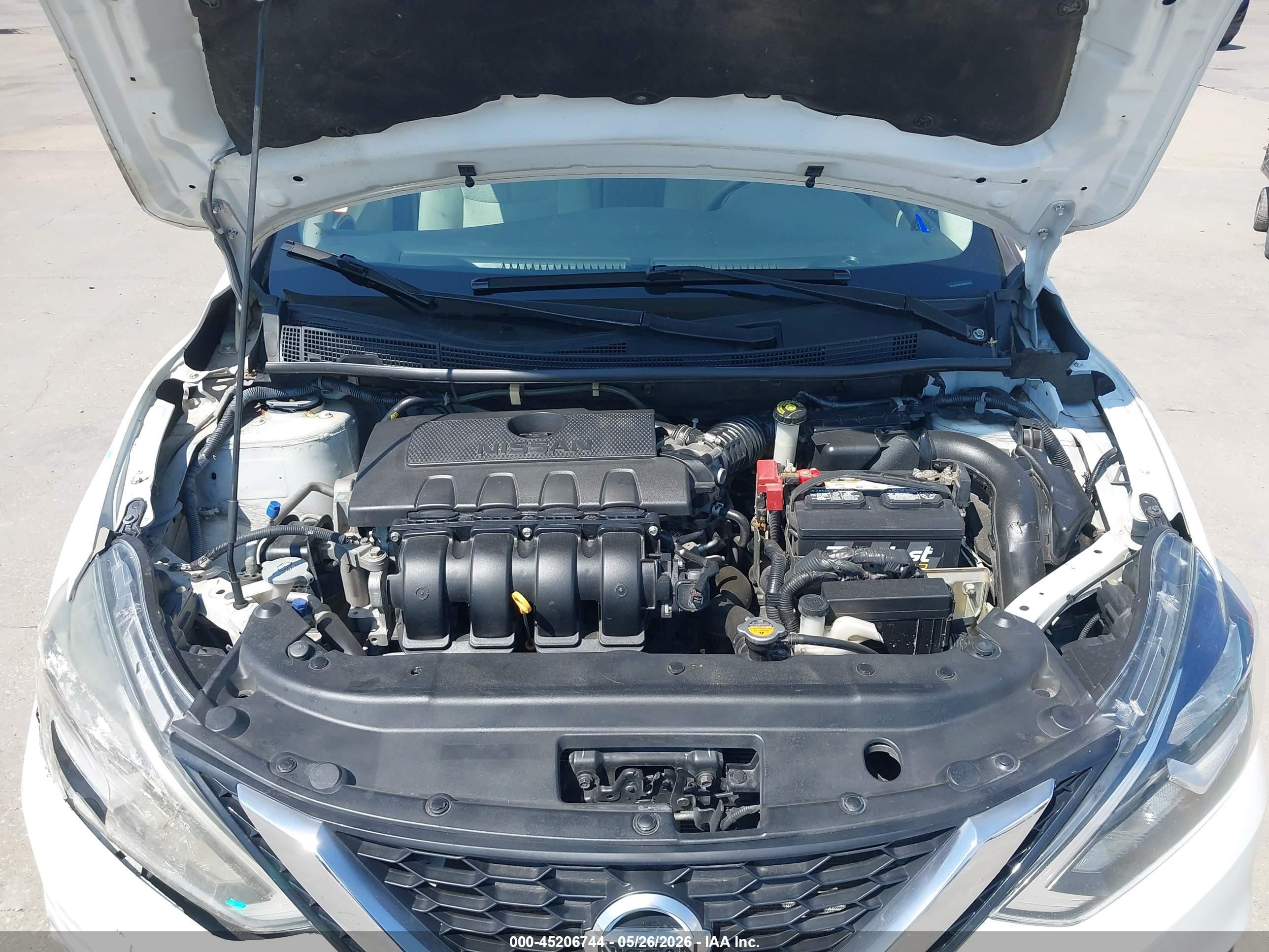 2017 Nissan Sentra S White vin: 3N1AB7AP1HY344086