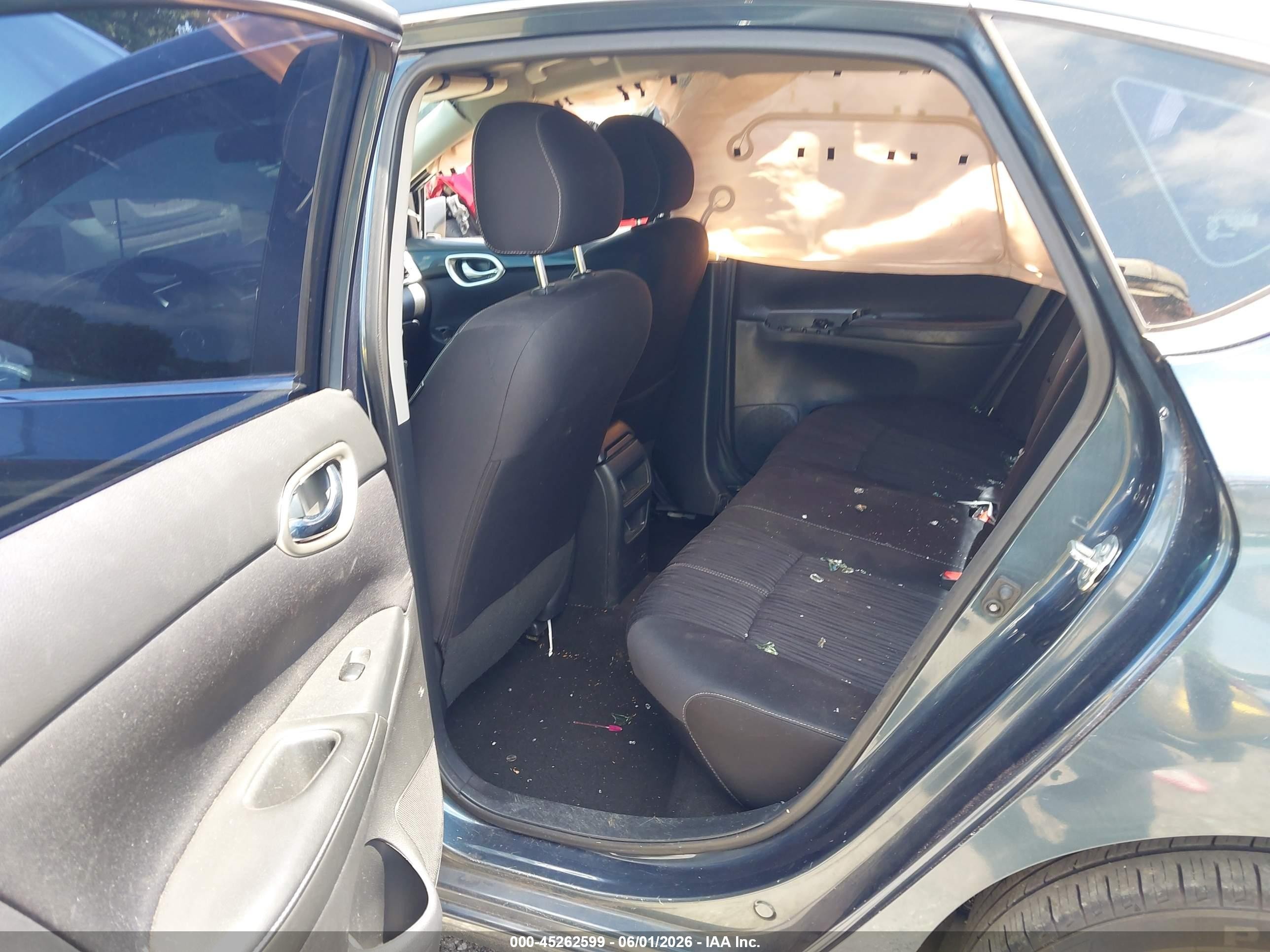 2017 Nissan Sentra Sv Gray vin: 3N1AB7AP1HY349093