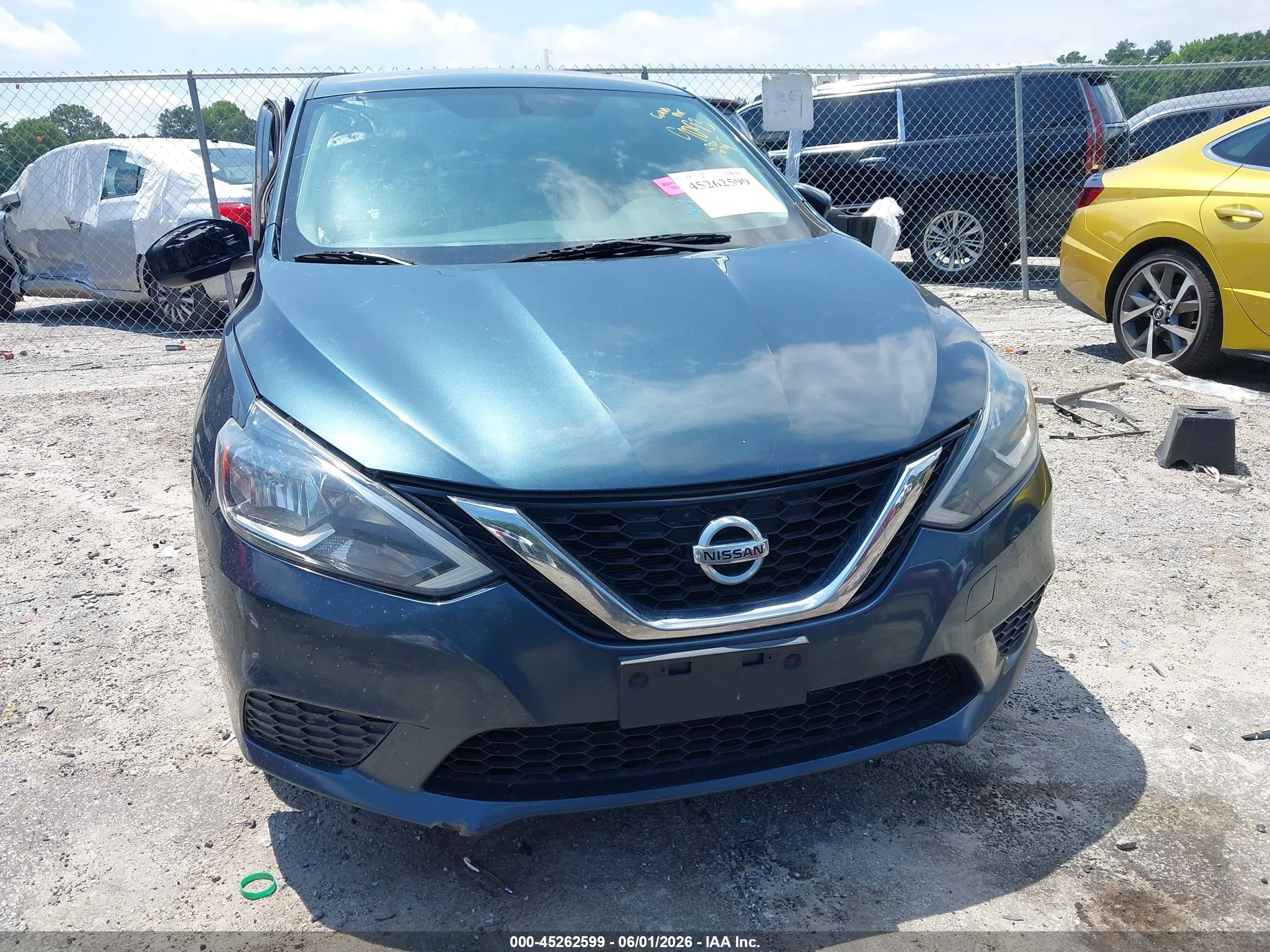 2017 Nissan Sentra Sv Gray vin: 3N1AB7AP1HY349093